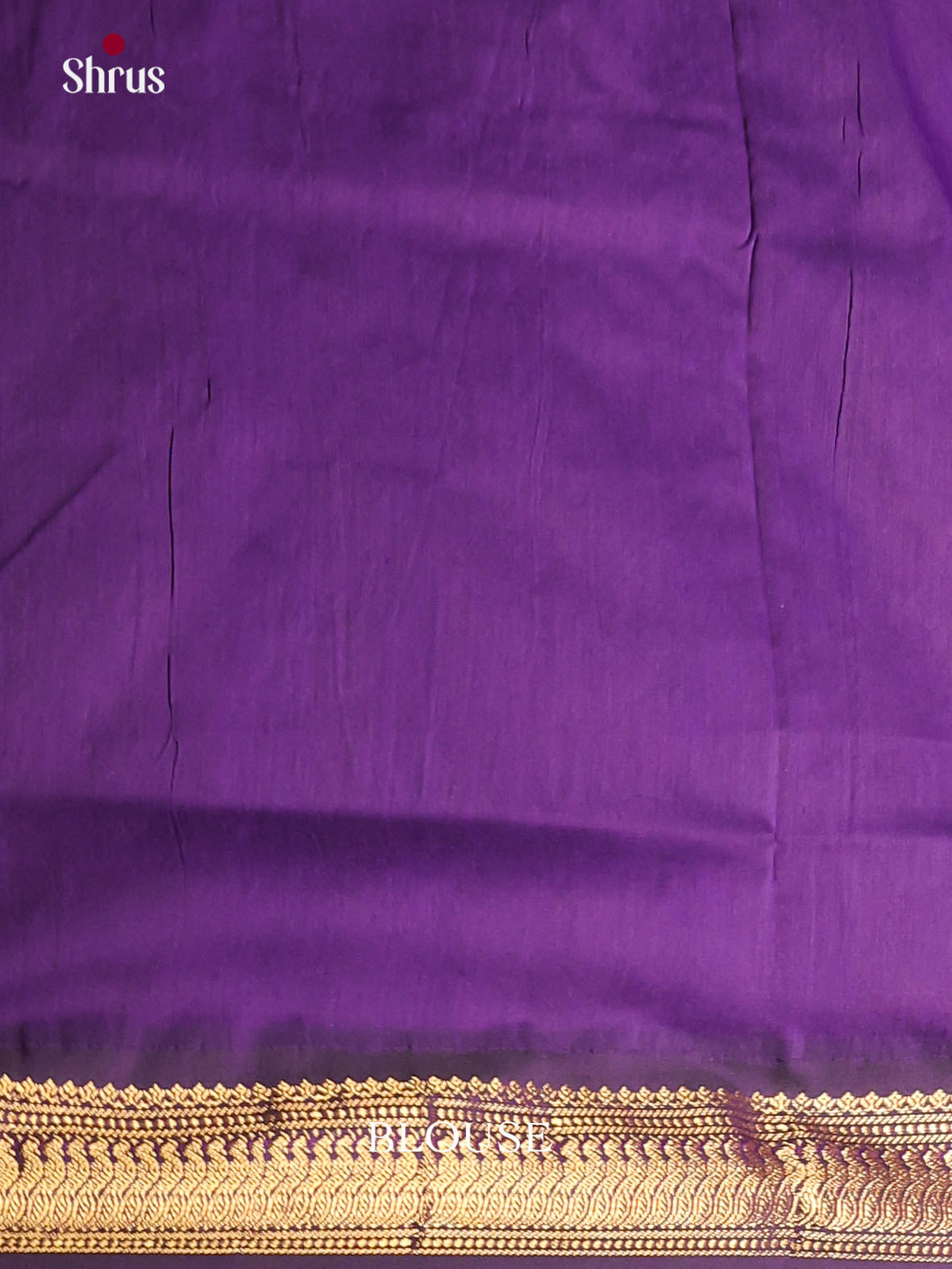Maroon & Violet - Kalyani Cotton Saree - Shop on Shrus.com