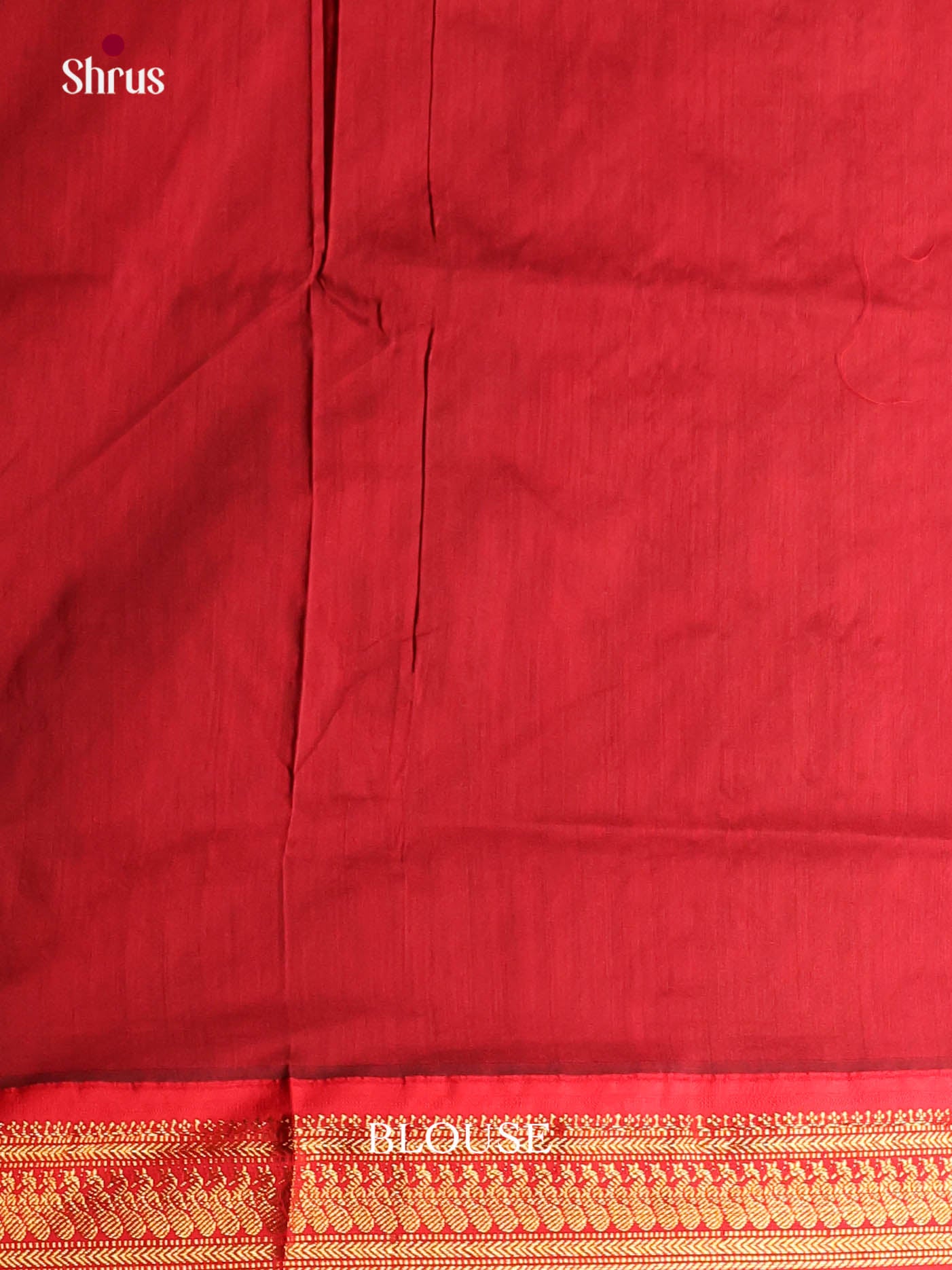 Green & Red - Kalyani Cotton Saree - Shop on Shrus.com