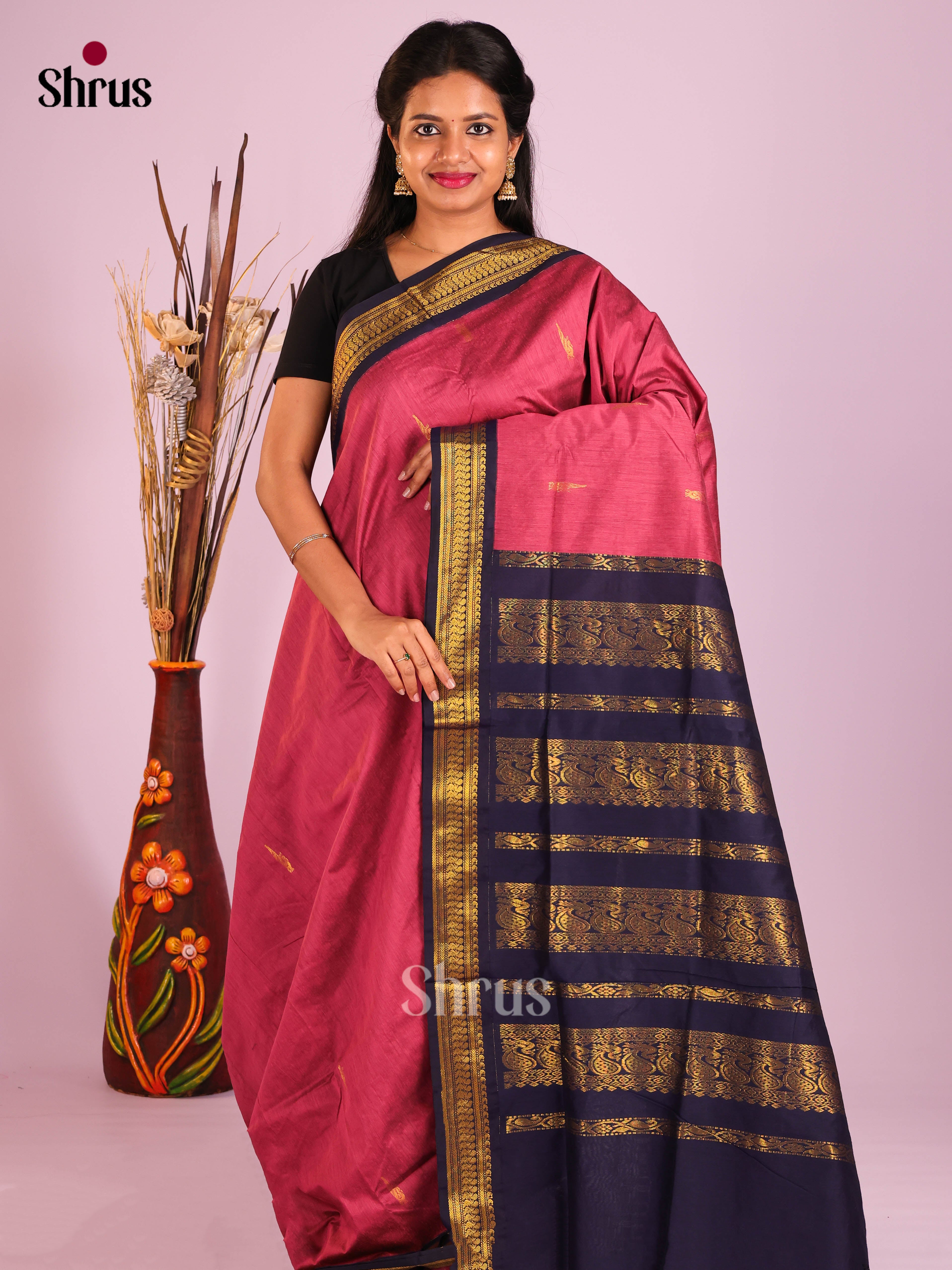 DIS12229 - Kalyani Cotton Saree - Shop on Shrus.com