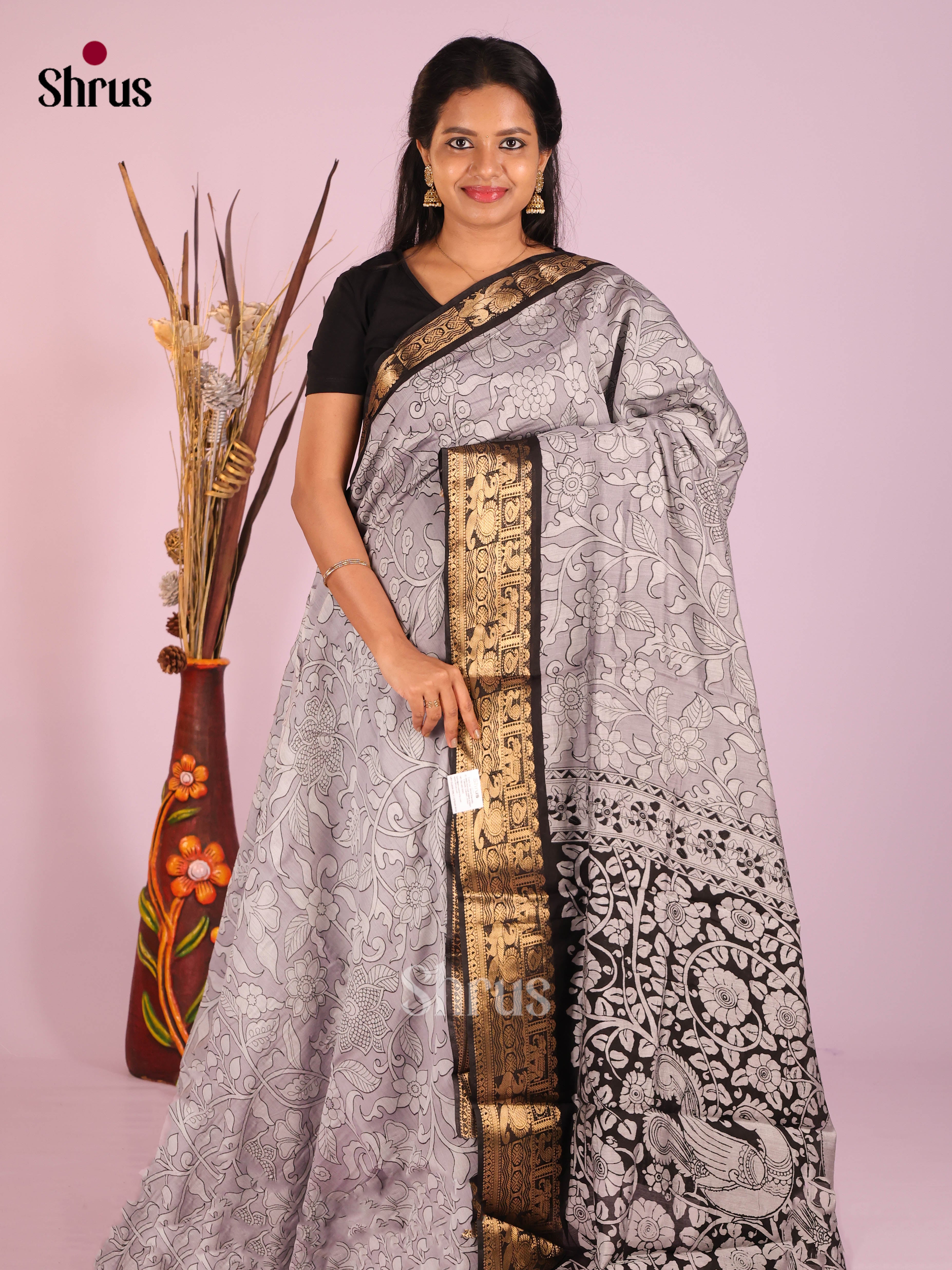 DIS13056 - Semi Modal Saree - Shop on Shrus.com
