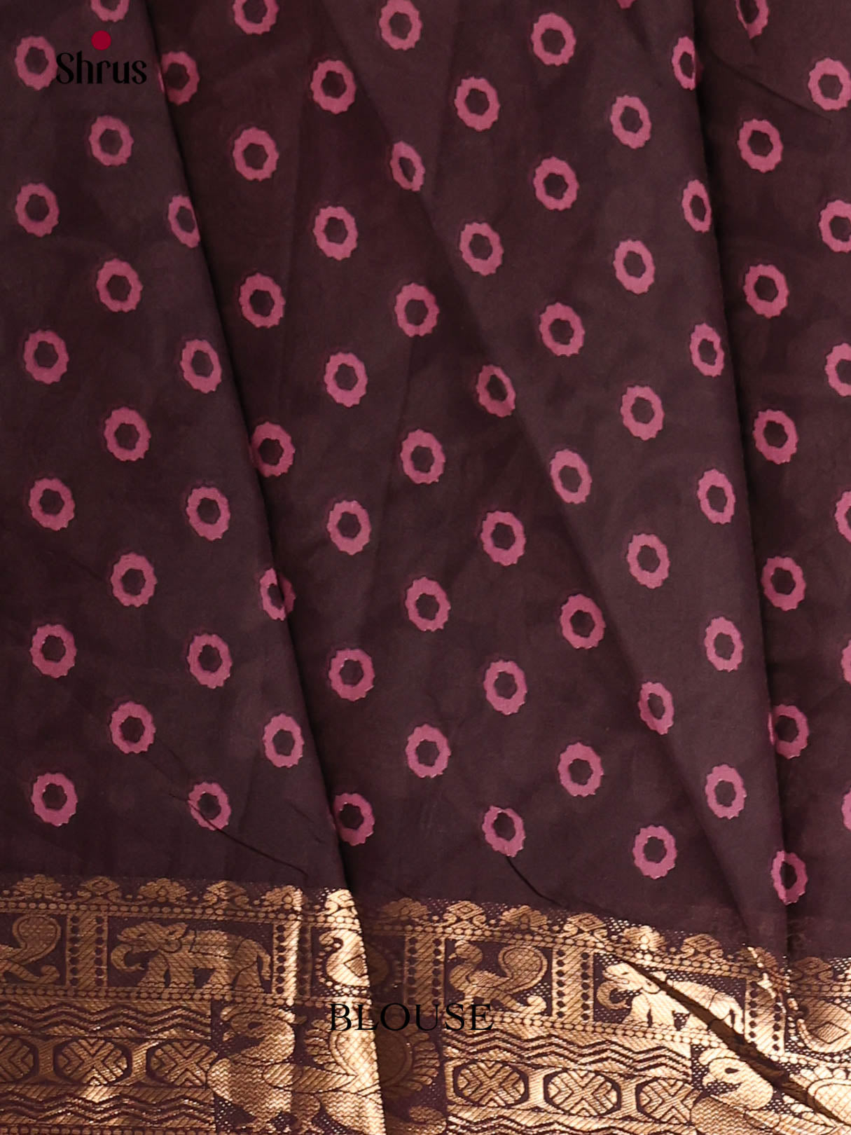 Purple & Black- Semi Modal Saree