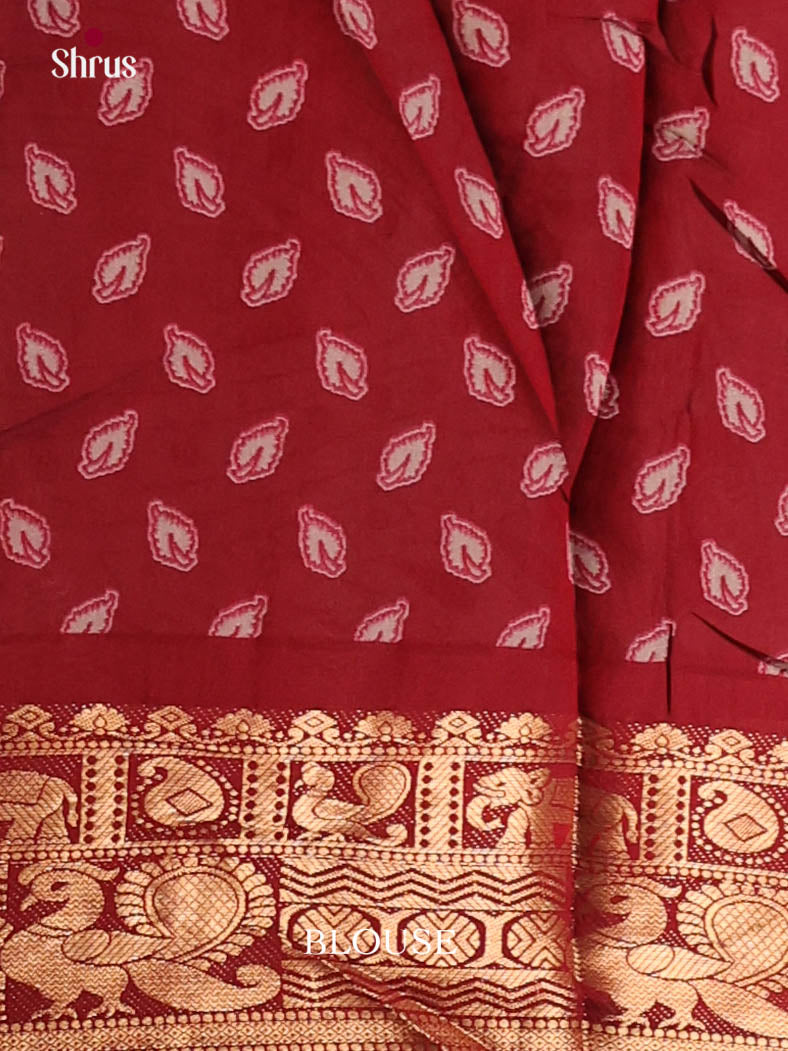 Black & Red- Semi Modal Saree