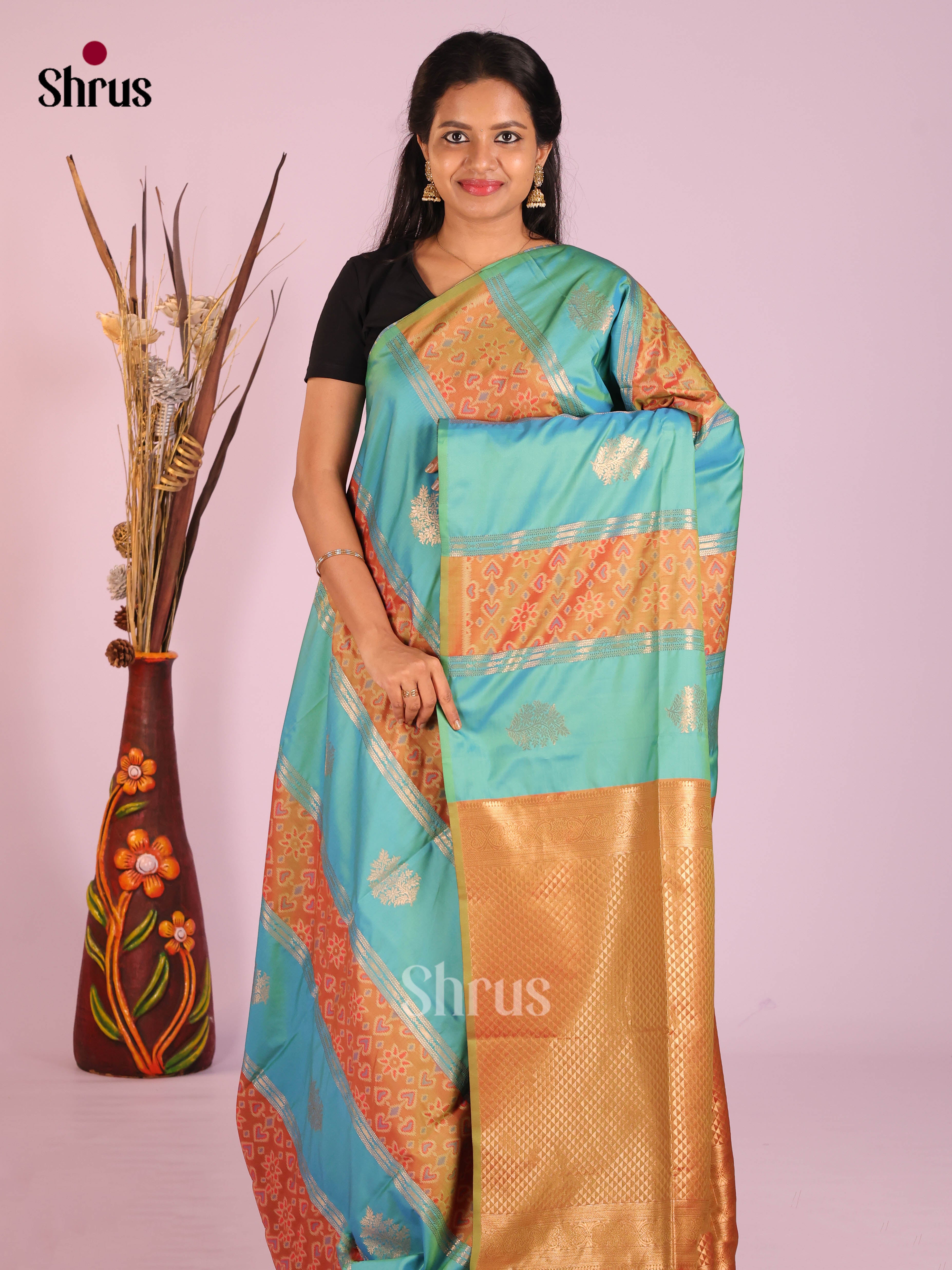 DIS13125 - Semi Softsilk Saree