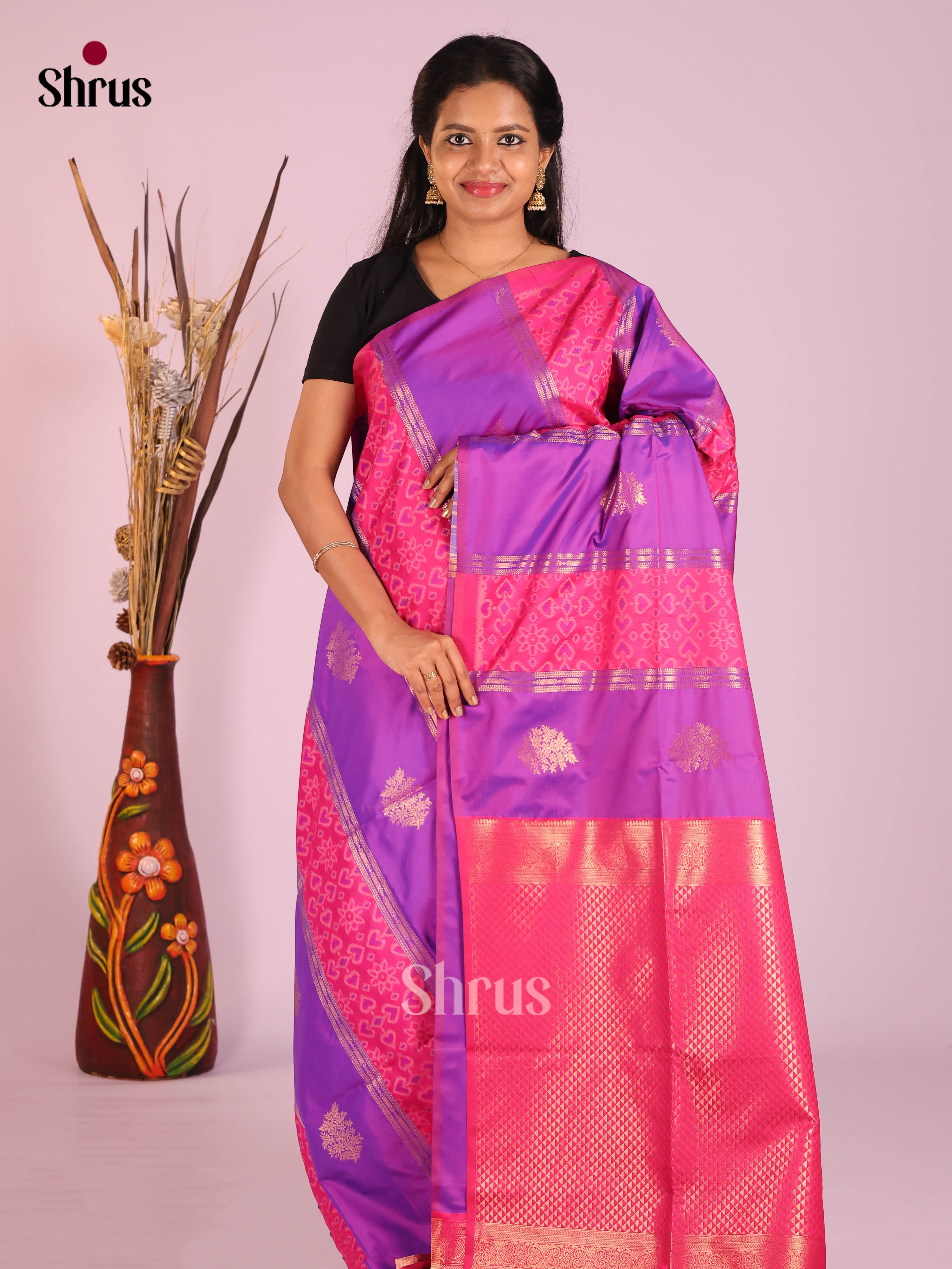 DIS13126 - Semi Softsilk Saree
