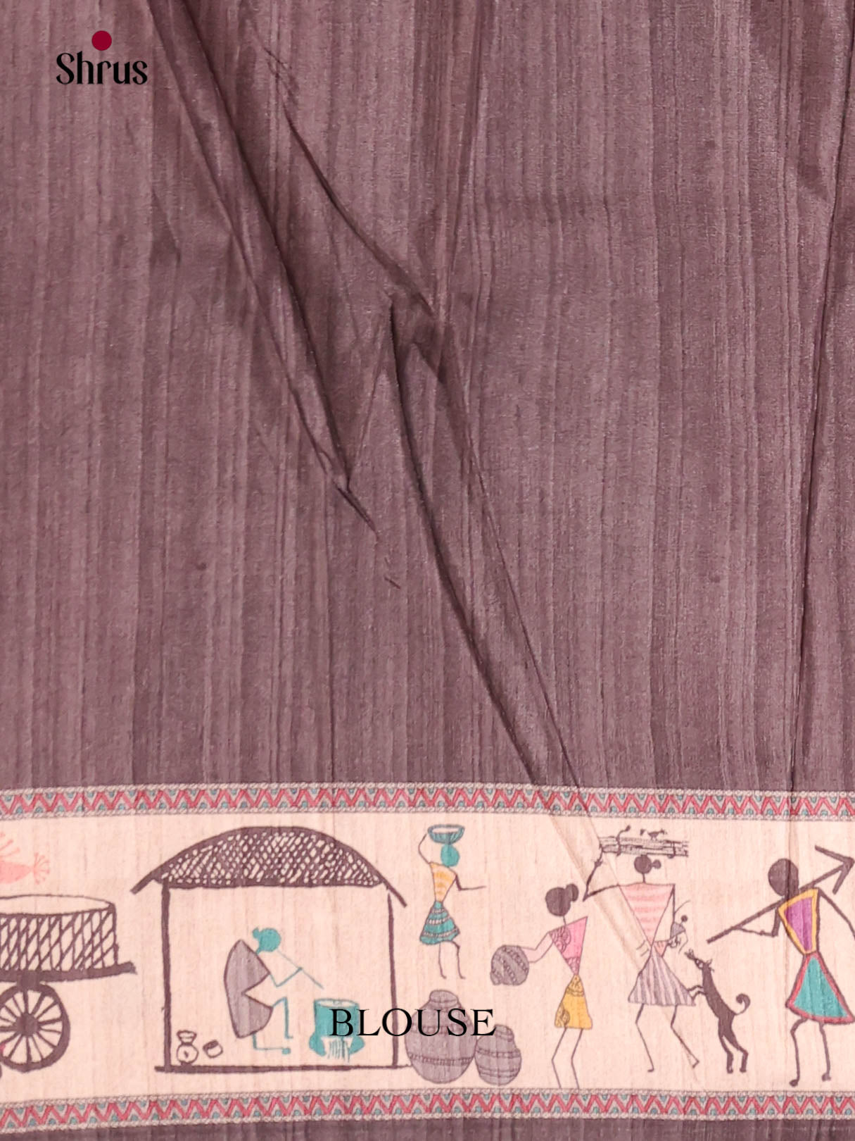 Grey & Black- Semi Modal Saree