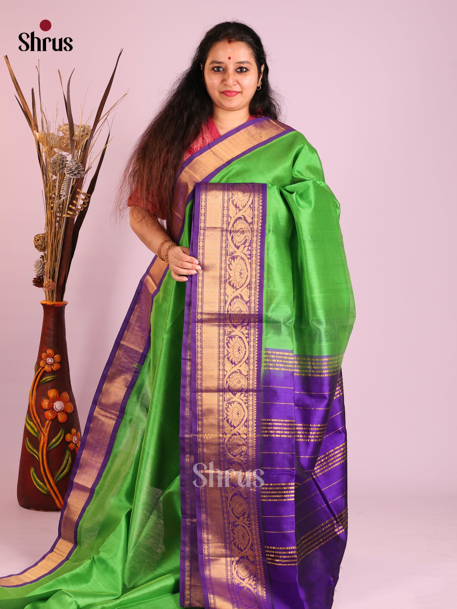 DIS13864 - Korvai-Medium border Saree