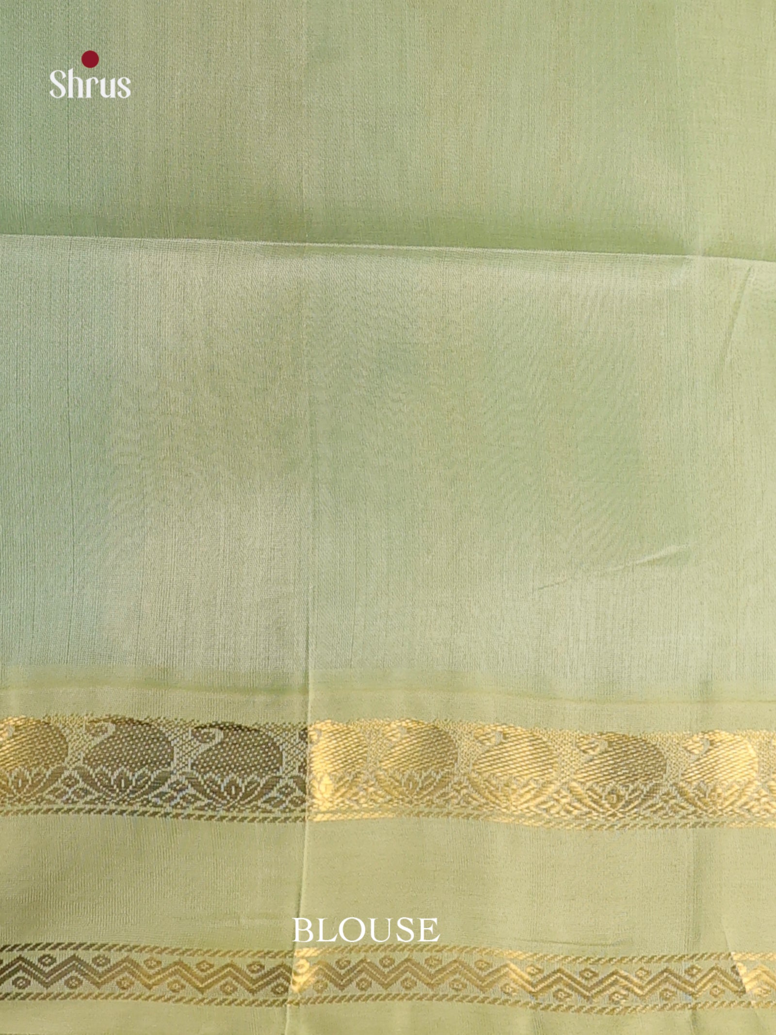 Blue and gold silk cotton saree 1