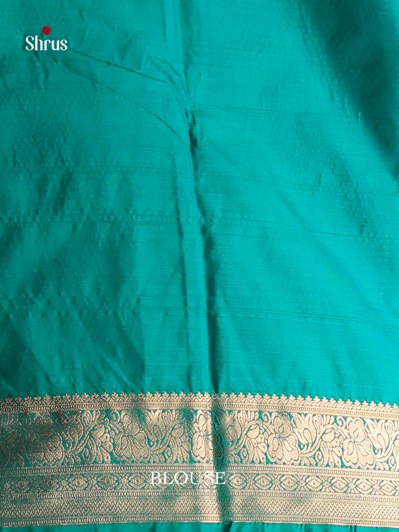 Teal - Semi Kanchipuram Saree