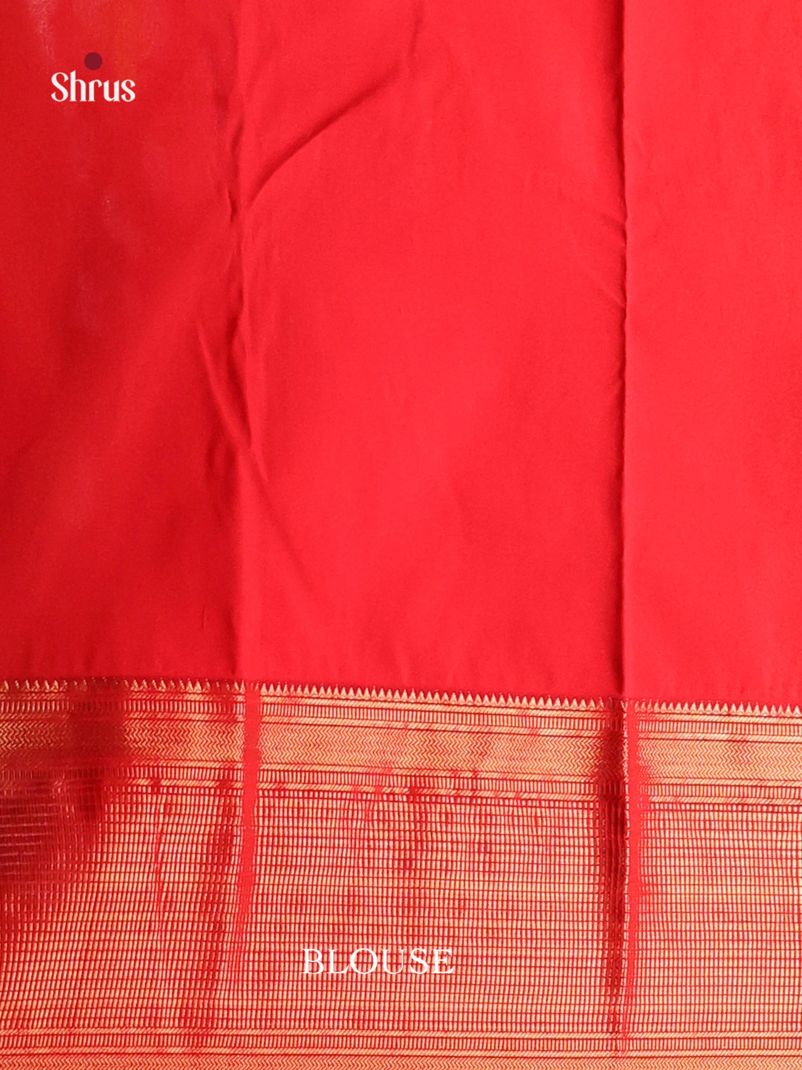 Red- Semi Kanchipuram Saree
