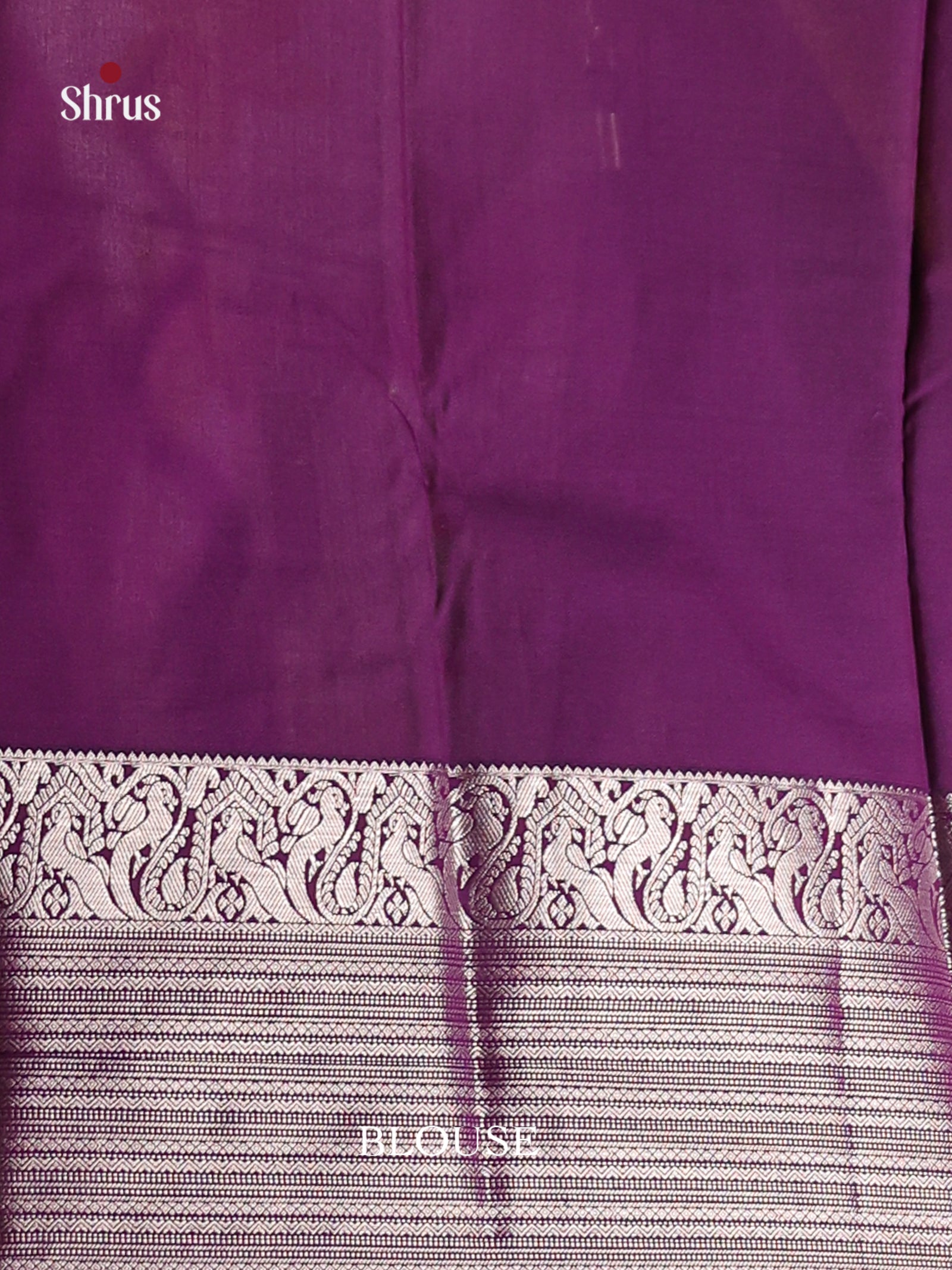 Yellow & Violet- Semi Kanchipuram Saree