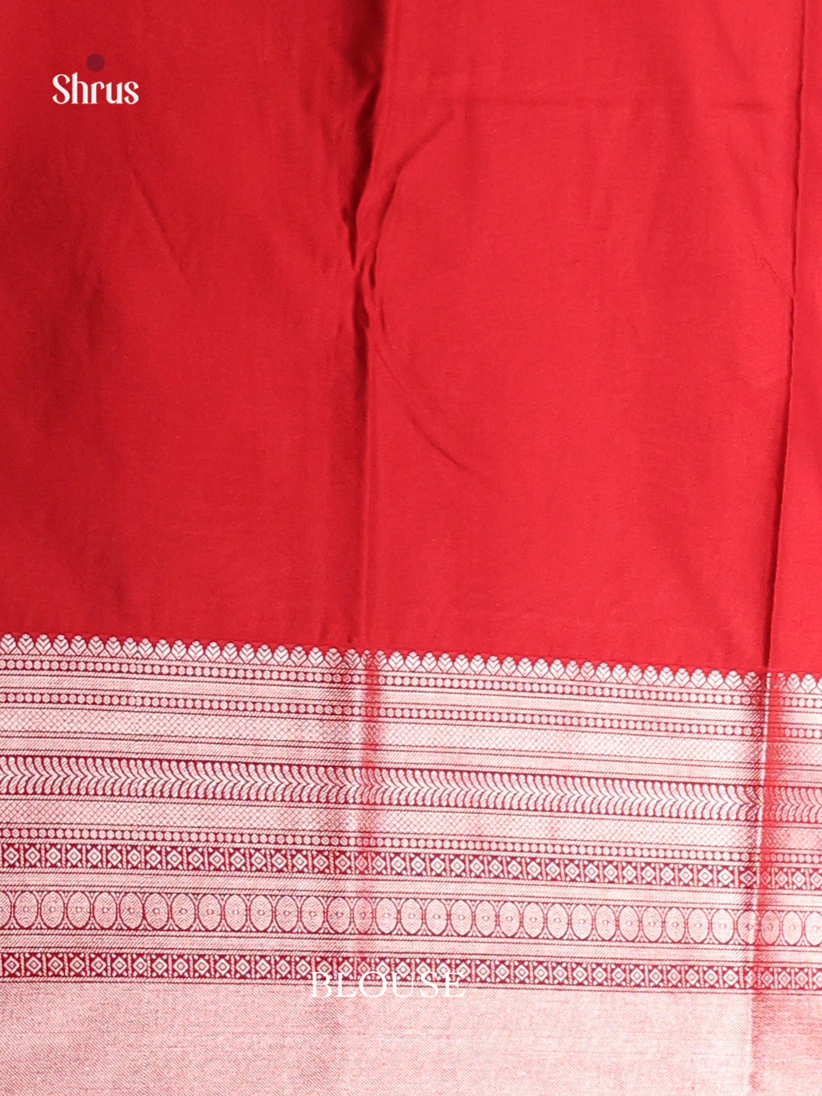 Red - Semi Kanchipuram Saree