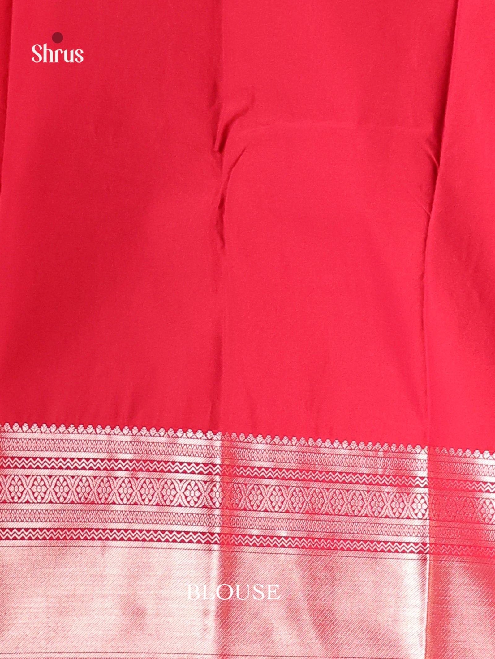 Red - Semi Kanchipuram Saree