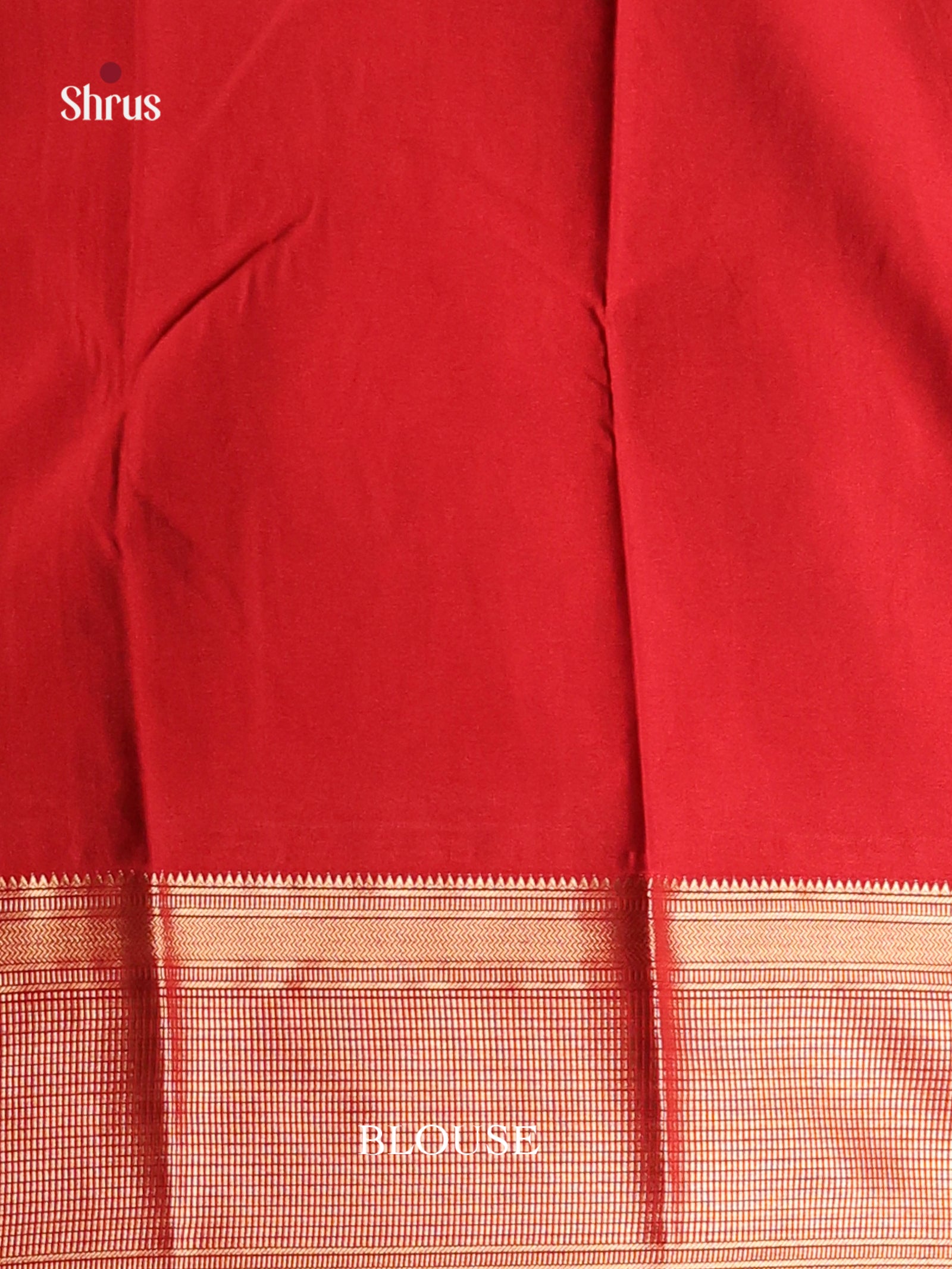Red- Semi Kanchipuram Saree