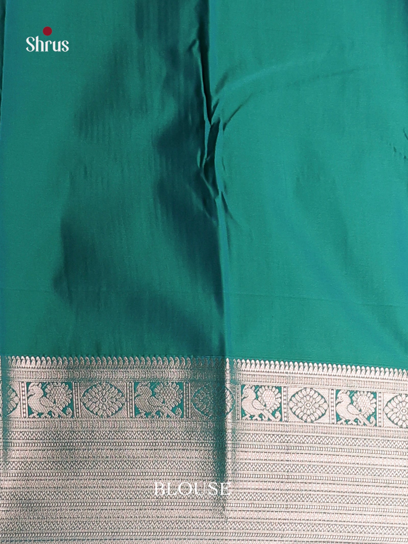 Blue & Green - Semi Kanchipuram Saree