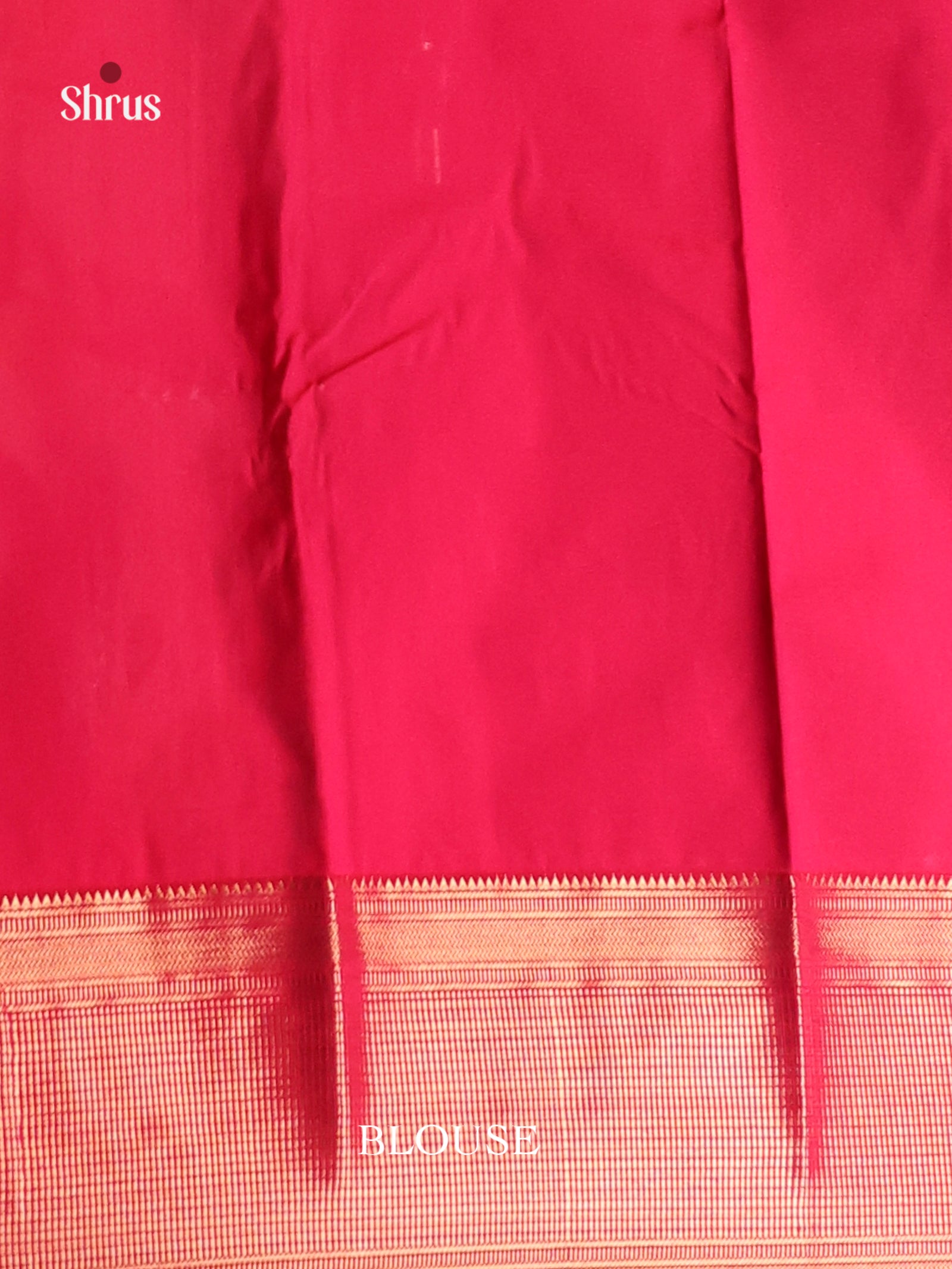 Pink - Semi Kanchipuram Saree - Shop on Shrus.com