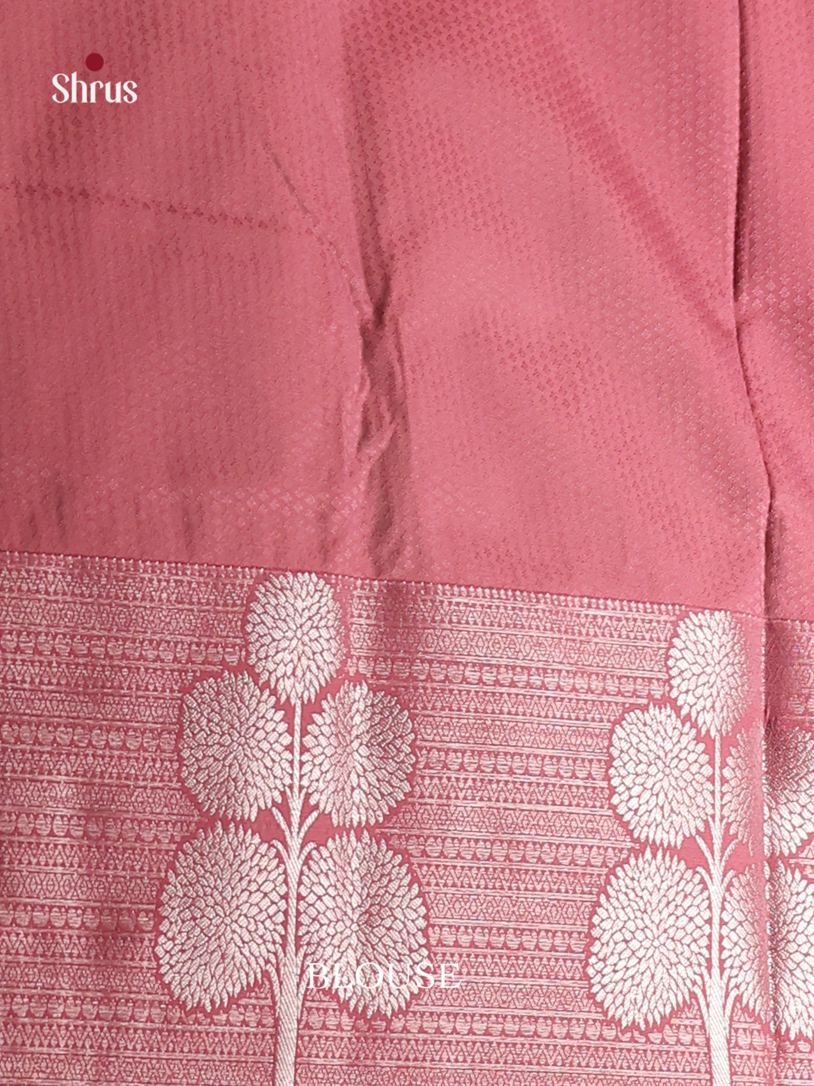 Pastel Green & Onion Peel - Semi Kanchipuram Saree - Shop on Shrus.com