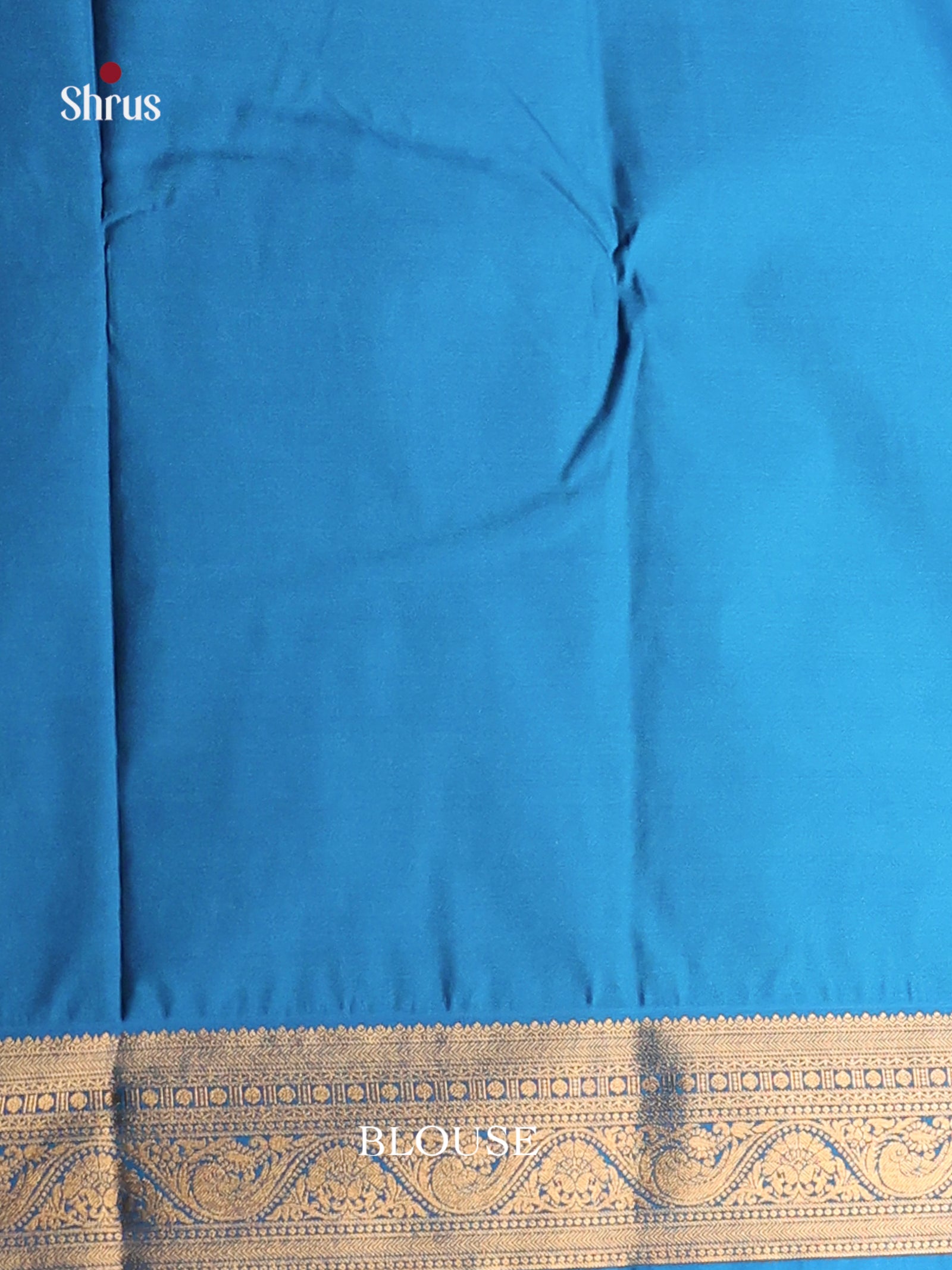 Maroon & Blue - Semi Kanchipuram Saree