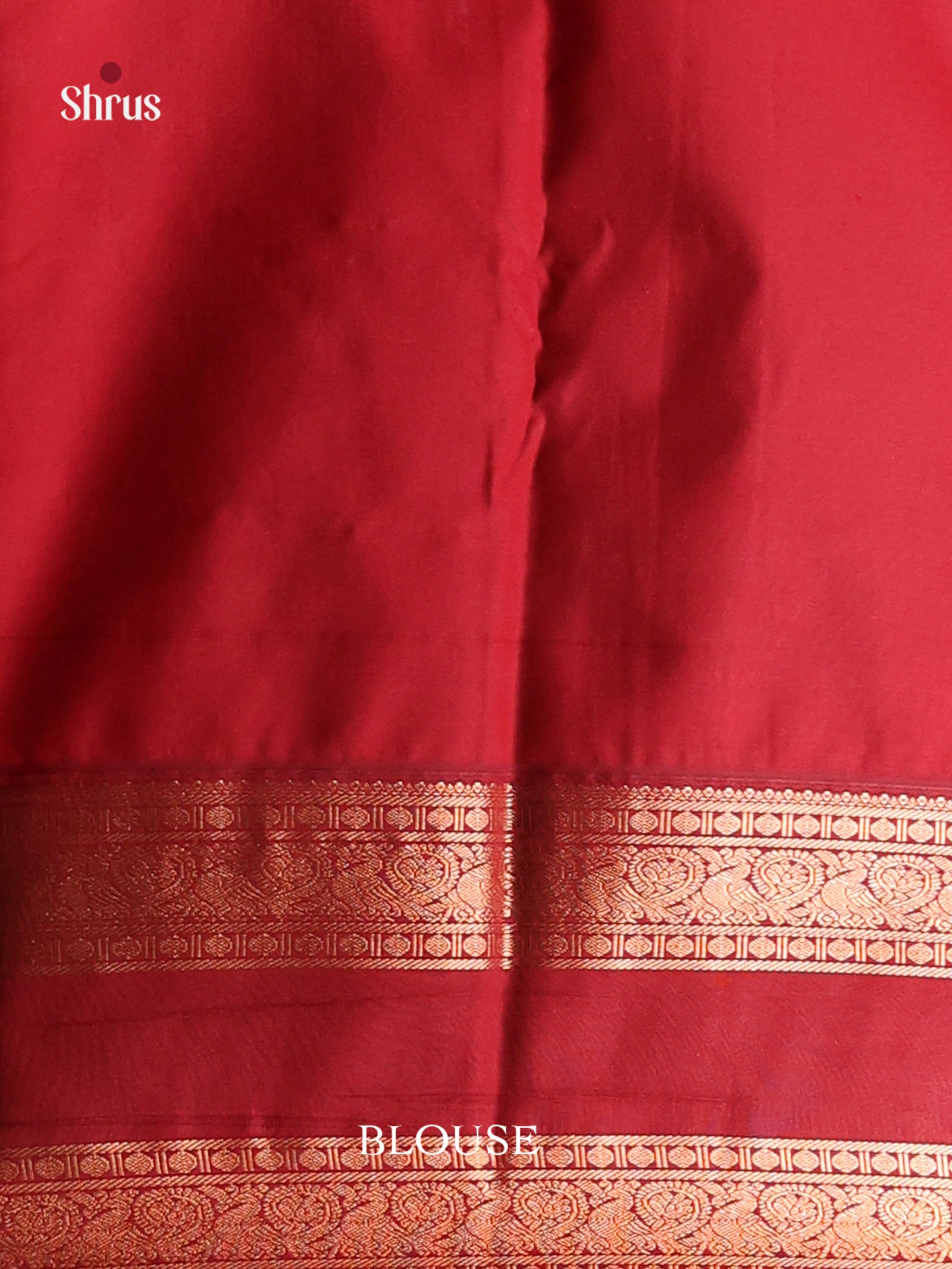 Green & Maroon- Semi Kanchipuram Saree - Shop on Shrus.com