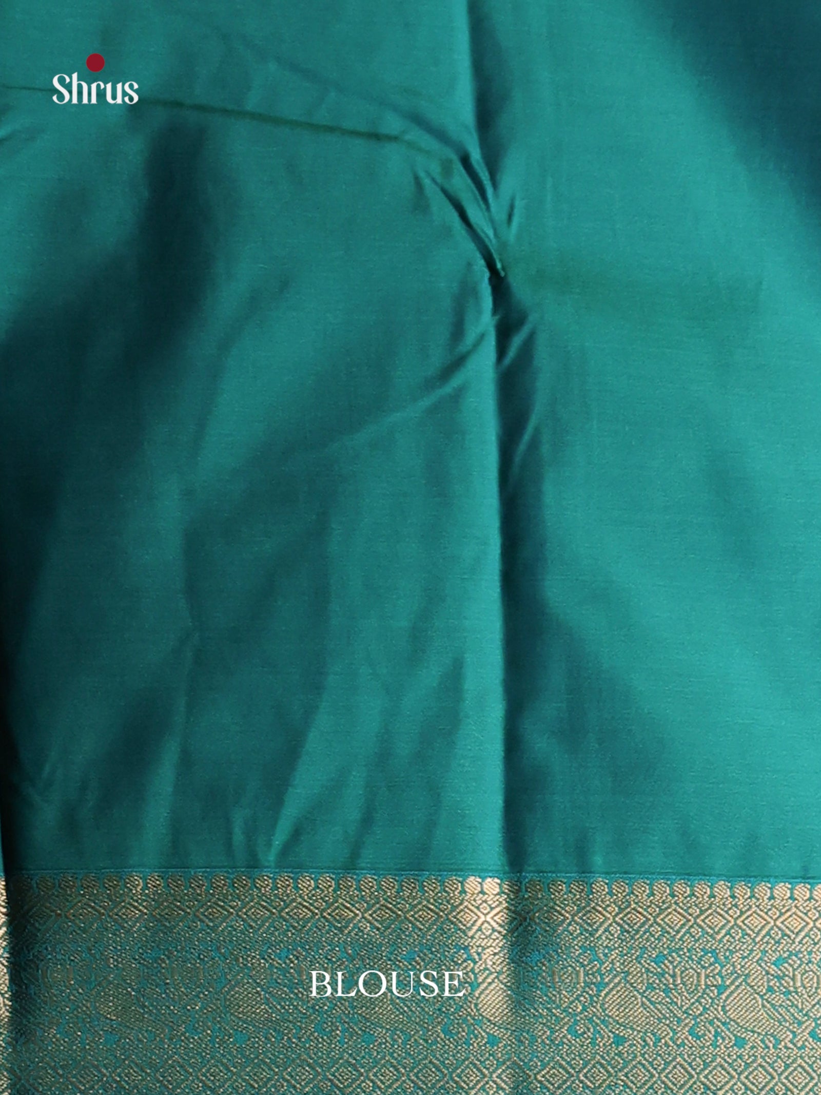 Maroon & Green - Semi Kanchipuram Saree - Shop on Shrus.com