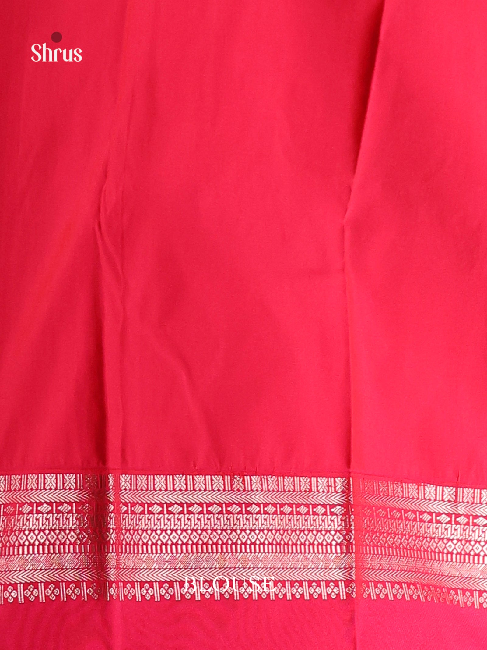 Green & Red - Semi Kanchipuram Saree