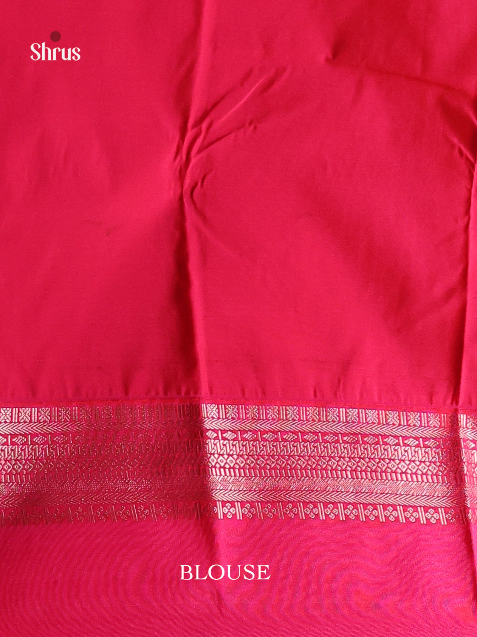 Green & Pink - Semi Kanchipuram Saree - Shop on Shrus.com