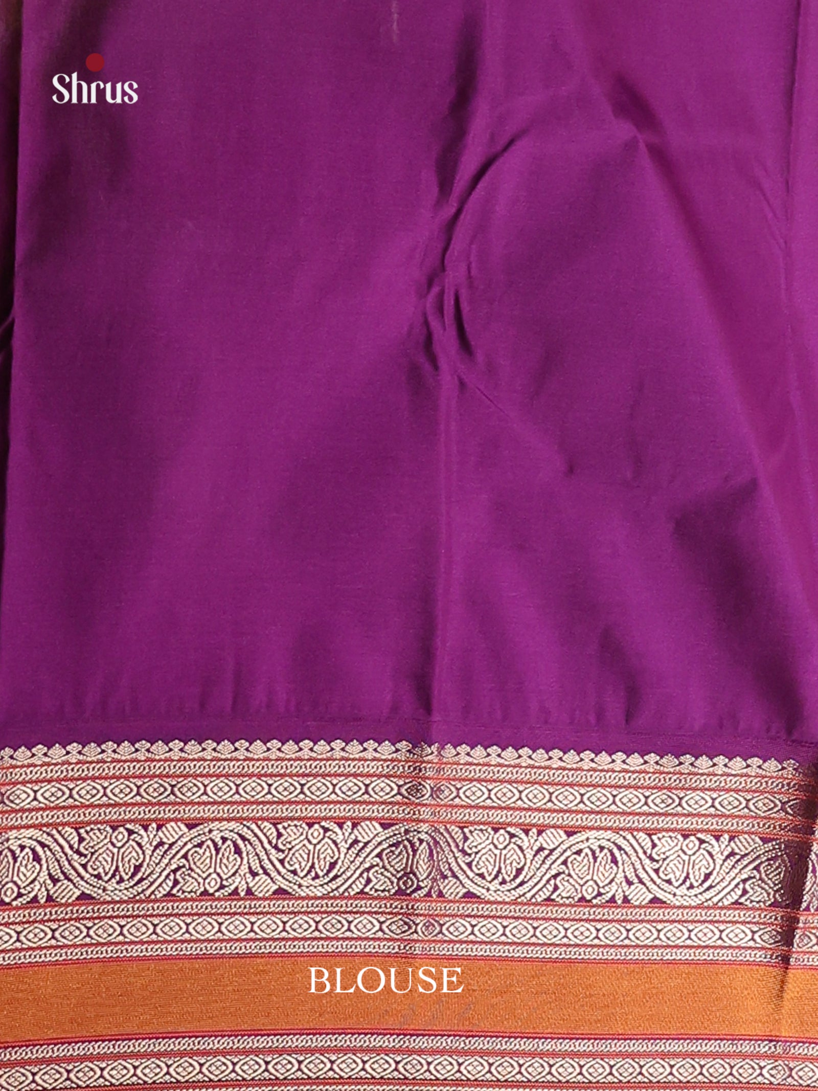 DIS14310 - Semi Kanchipuram Saree - Shop on Shrus.com