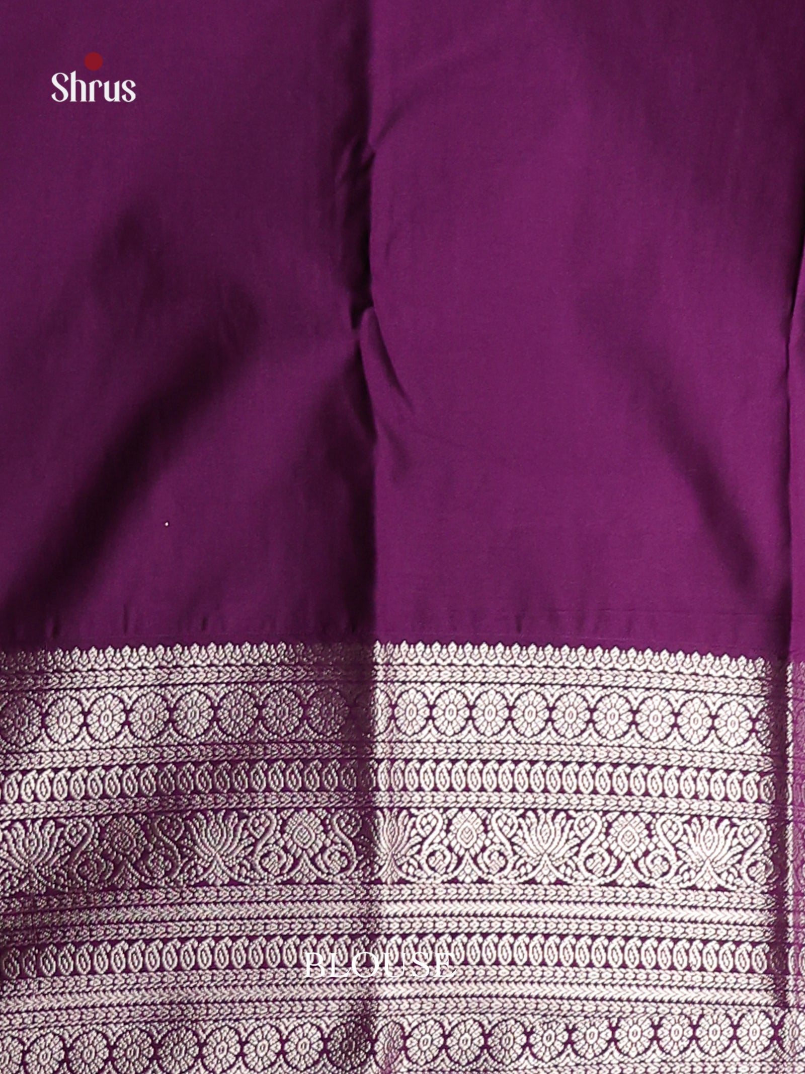 Pink & Purple- Semi Kanchipuram Saree - Shop on Shrus.com