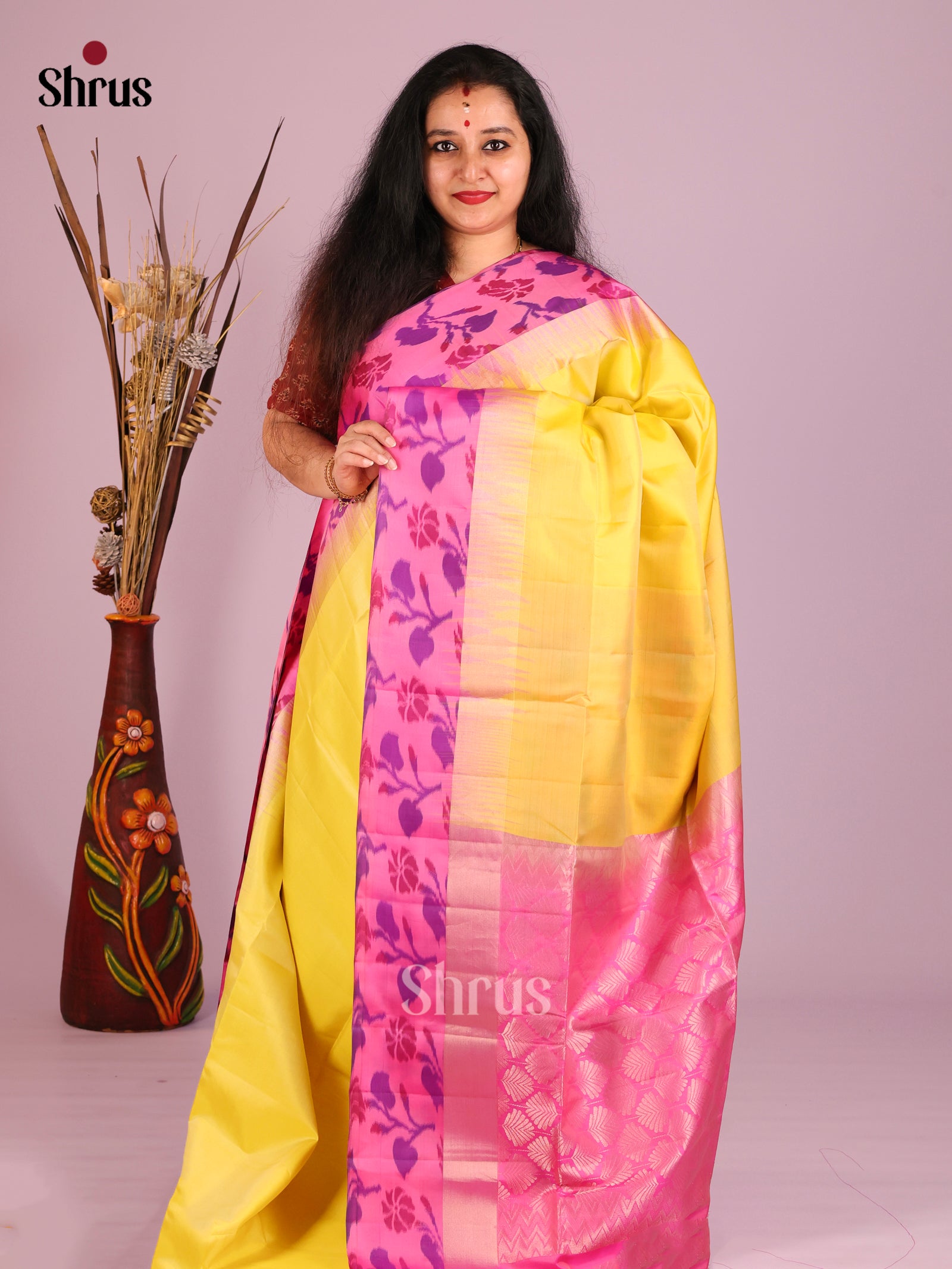 DIS14477 - Soft Silk (HR) Saree - Shop on Shrus.com