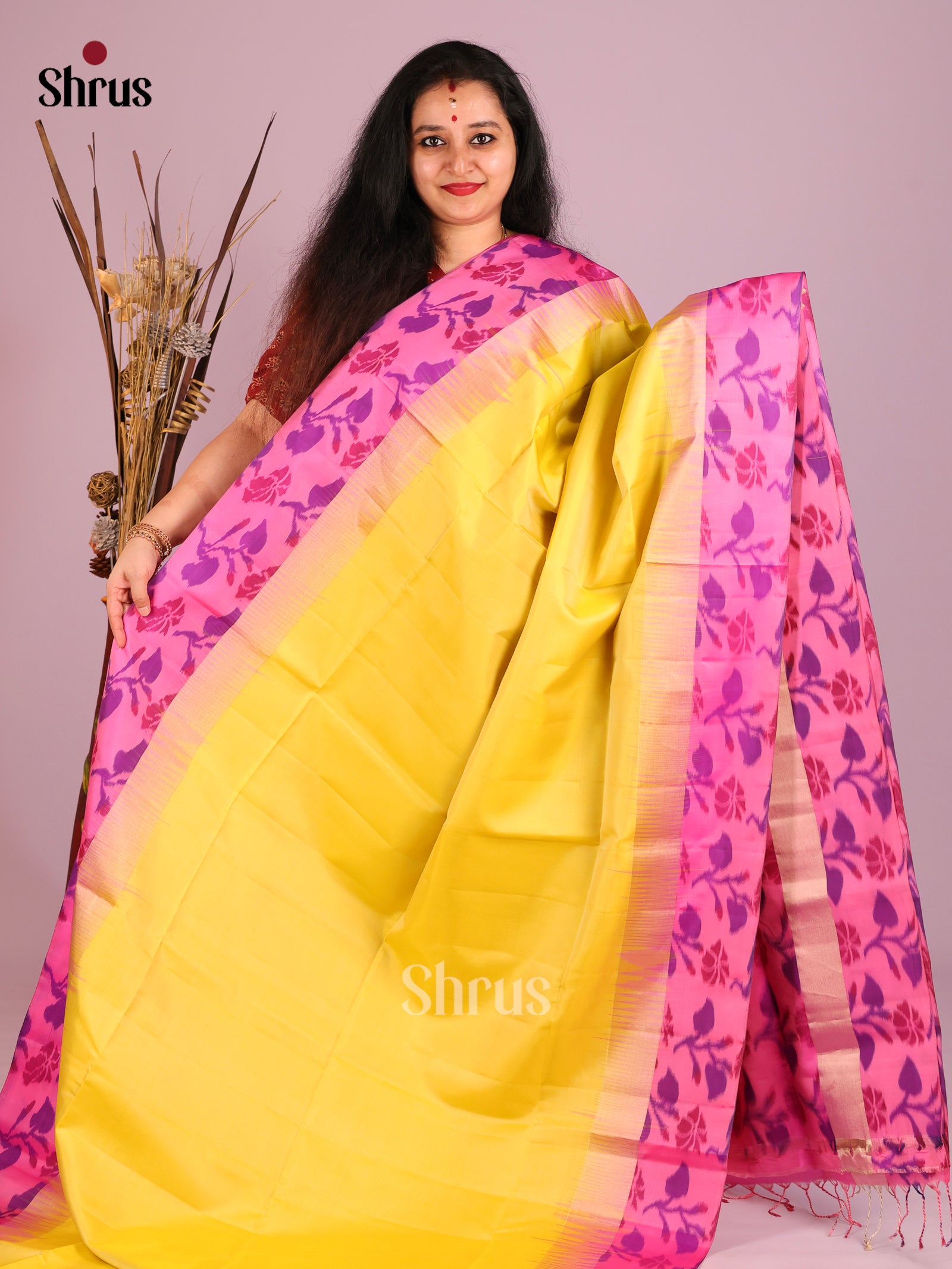 DIS14477 - Soft Silk (HR) Saree - Shop on Shrus.com