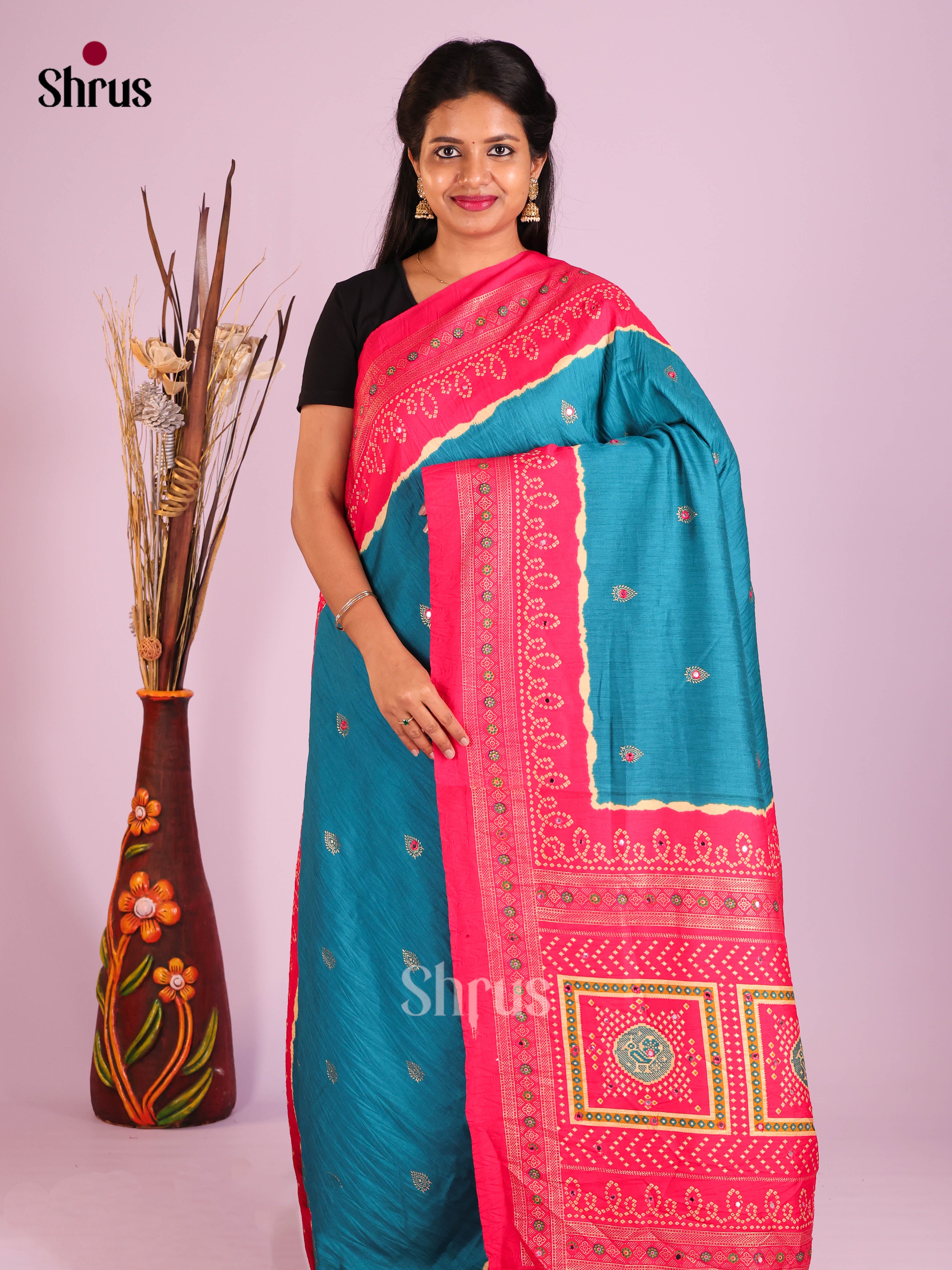 DIS14659 - Bandhini Saree