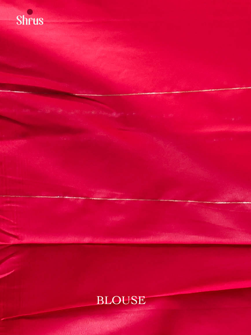 Pink- Semi Softsilk Saree