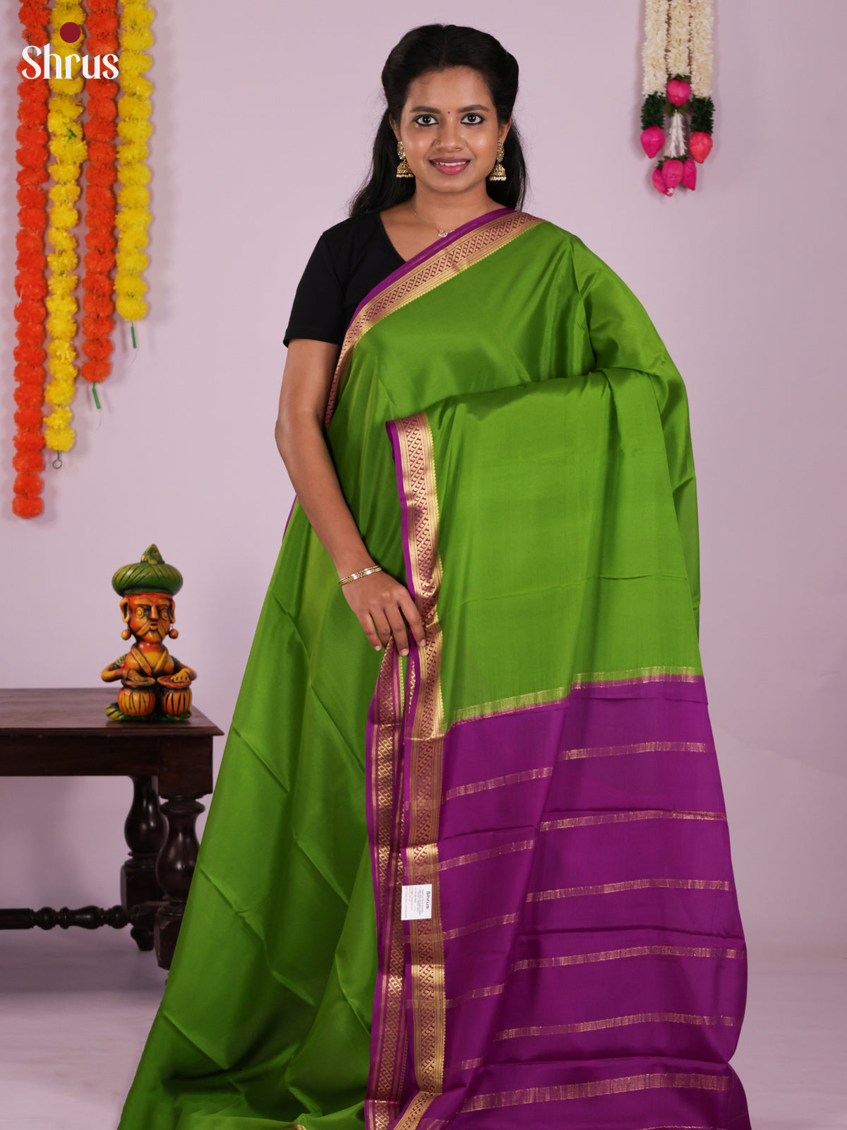 DIS15035 - Mysore Silk Saree - Shop on Shrus.com