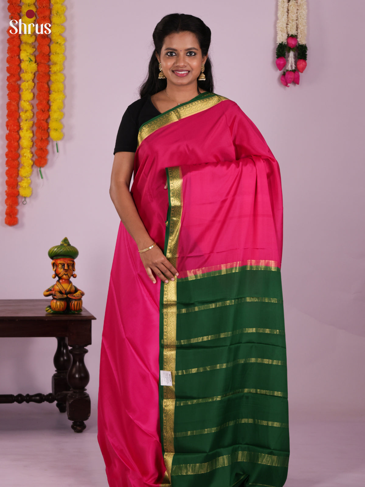 DIS15049 - Mysore Silk Saree - Shop on Shrus.com