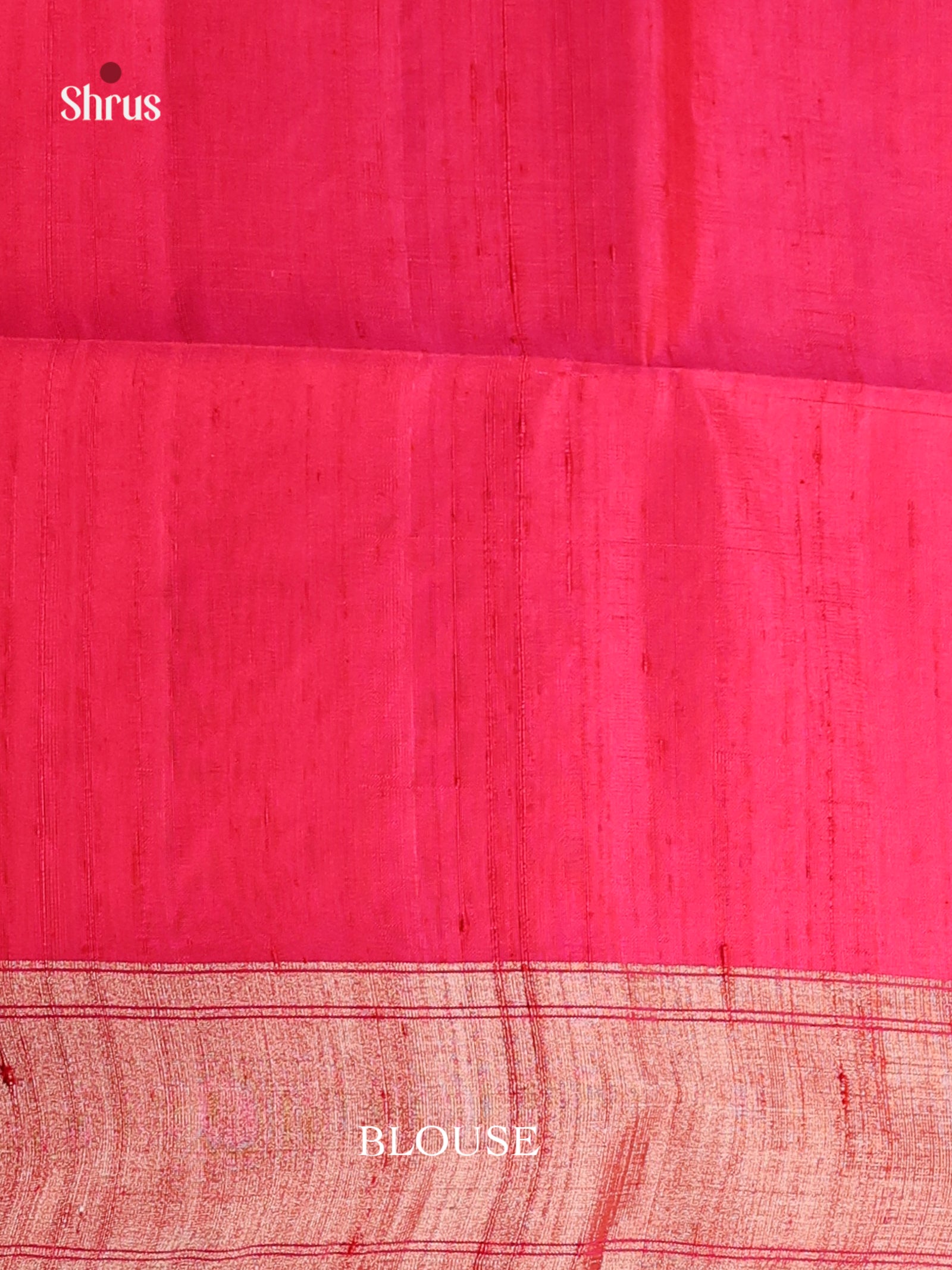 Charming Pink Soft Silk Saree with Zari Buttas & rich flora fauna border 2