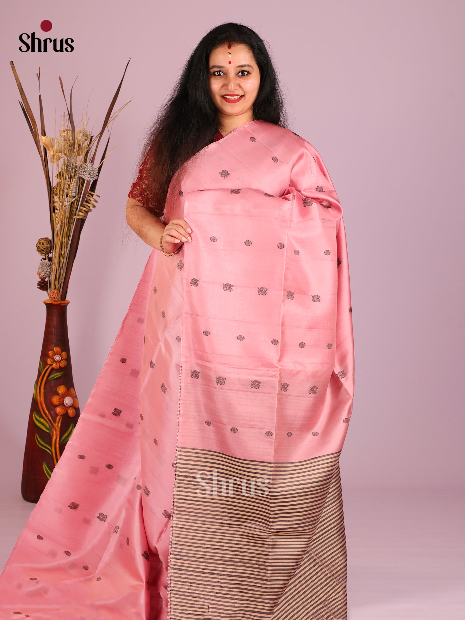 DIS16050 - Soft Silk (HR) Saree - Shop on Shrus.com