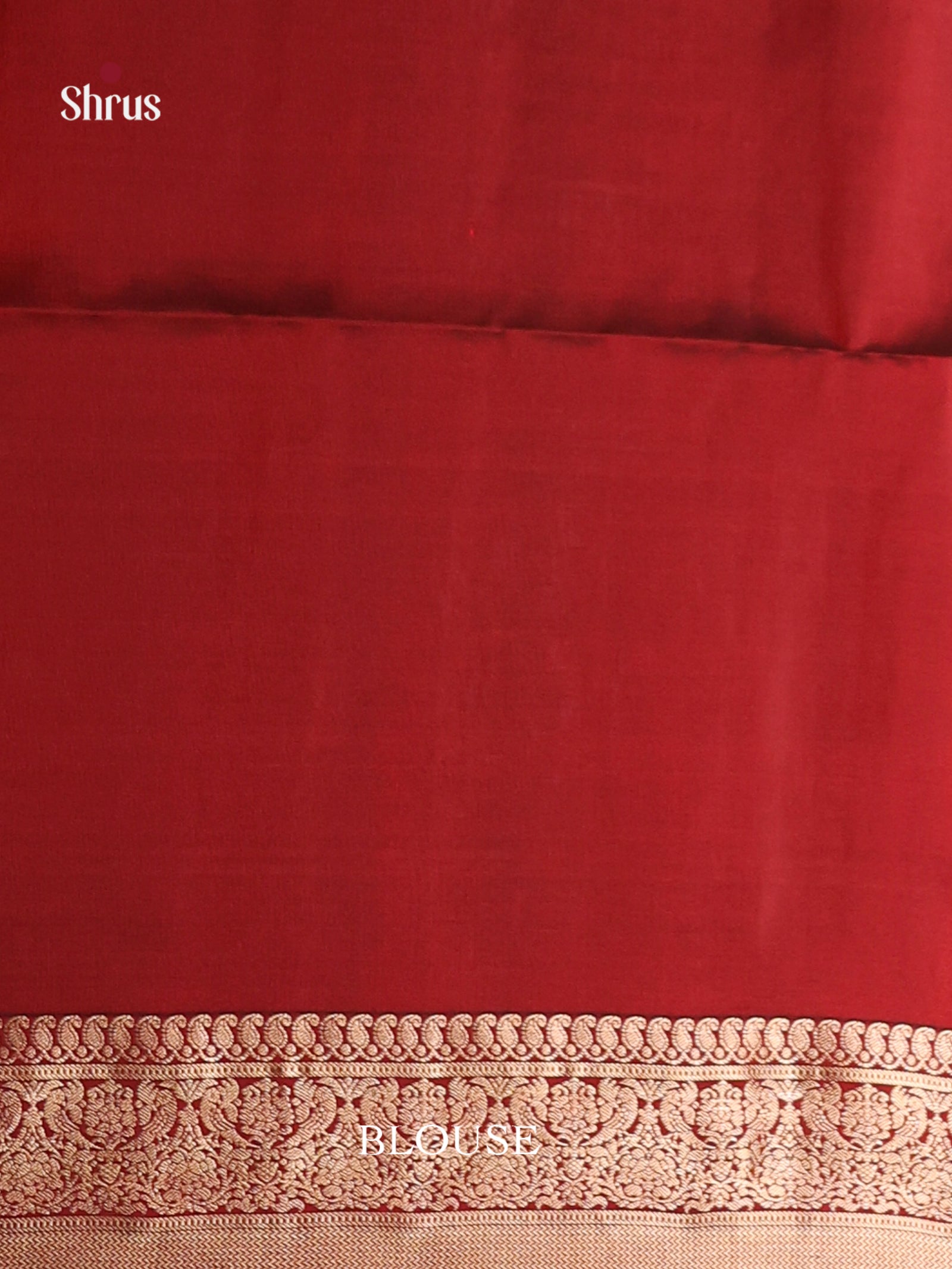 Striking Maroon Soft Silk Saree with zari floral nestling brocade & zari border 2