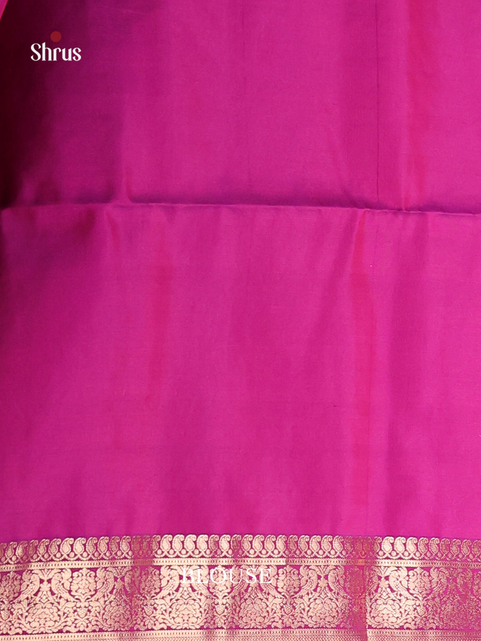Majestic Purple Soft Silk Saree with gold floral nestling brocade & Meenakari Detailing 2