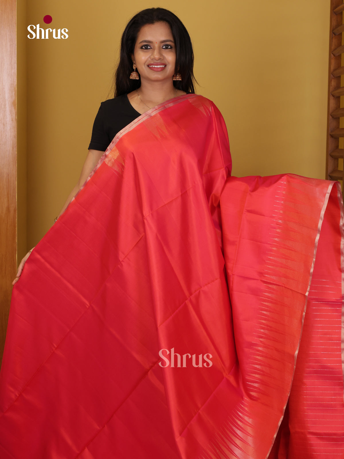 DIS16101 - Soft Silk (HR) Saree - Shop on Shrus.com