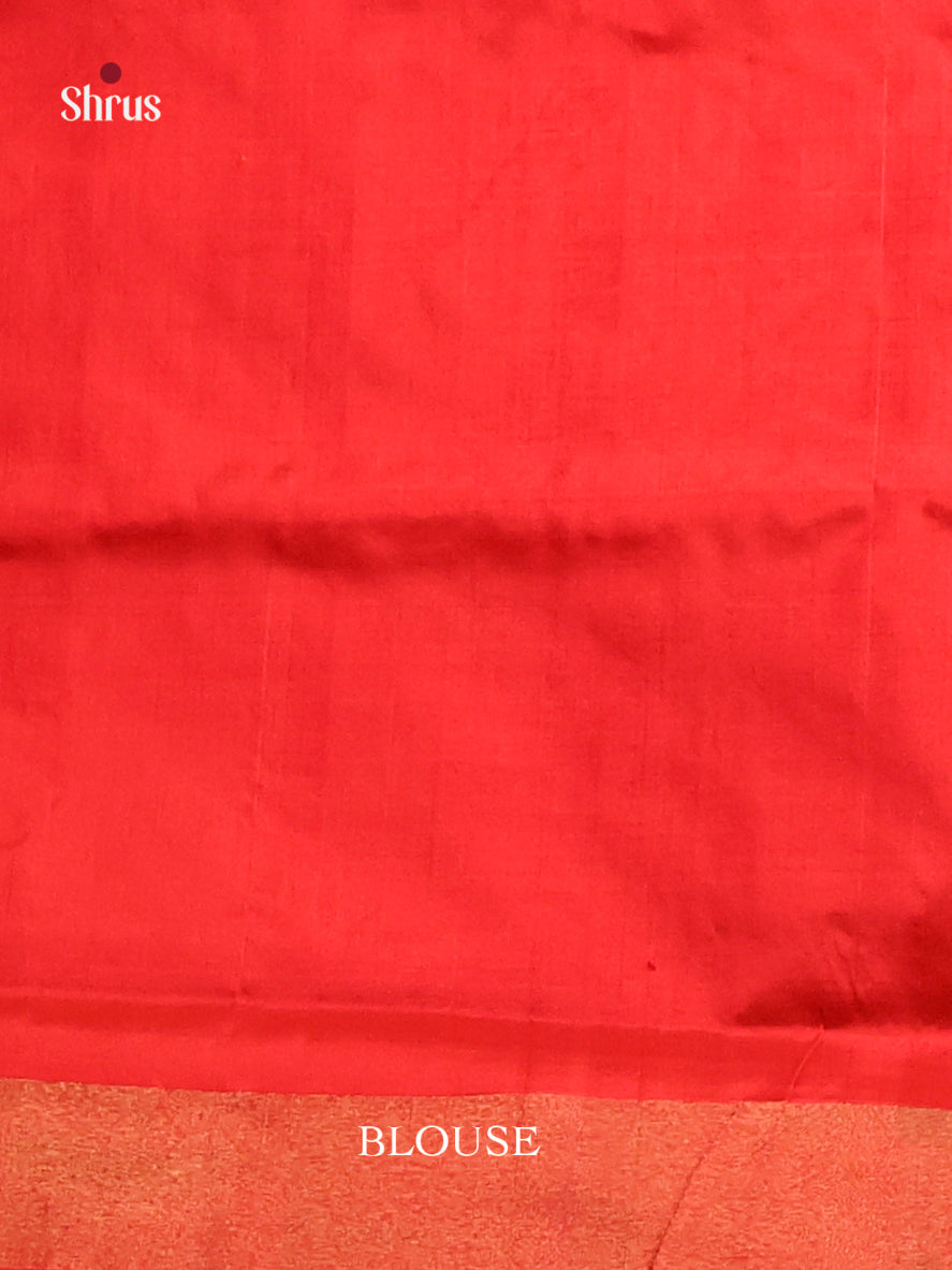DIS16231 - Ikkat Silk Saree - Shop on Shrus.com