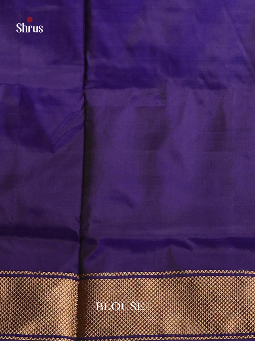 DIS16255 - Ikkat Silk Saree