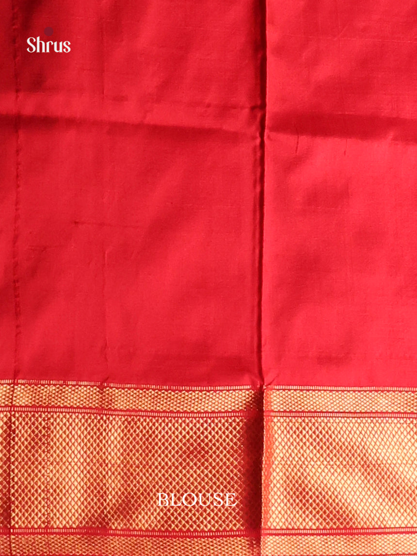 DIS16257 - Ikkat Silk Saree - Shop on Shrus.com