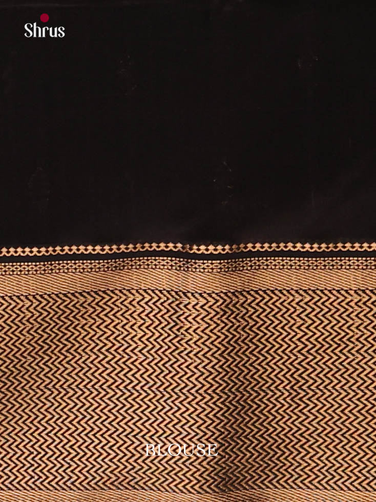 Black(Single Tone) - Maheshwari silkcotton Saree