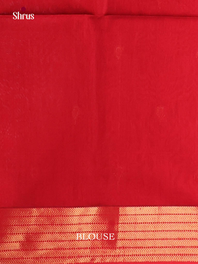 DIS16420 - Maheshwari silkcotton Saree - Shop on Shrus.com