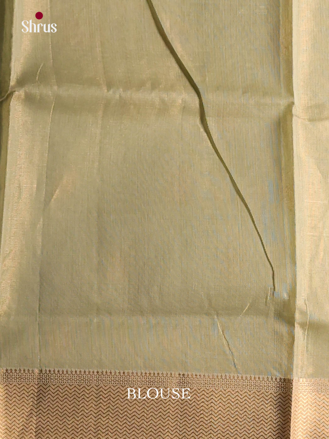 Exquisite Pastel Green Maheshwari silk cotton Saree With Gold Buttas & Zari Border