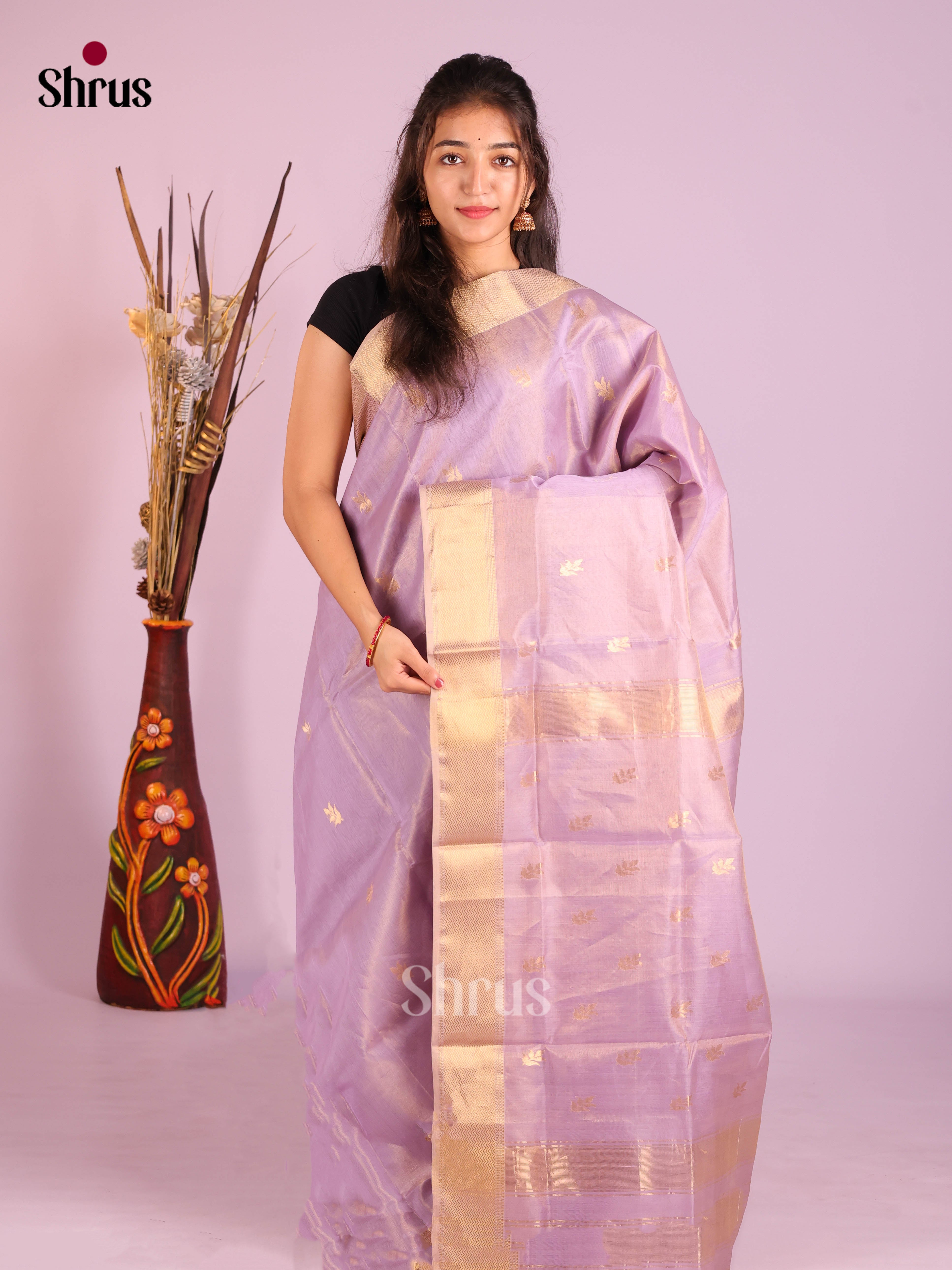 DIS16434 - Maheshwari silkcotton Saree - Shop on Shrus.com