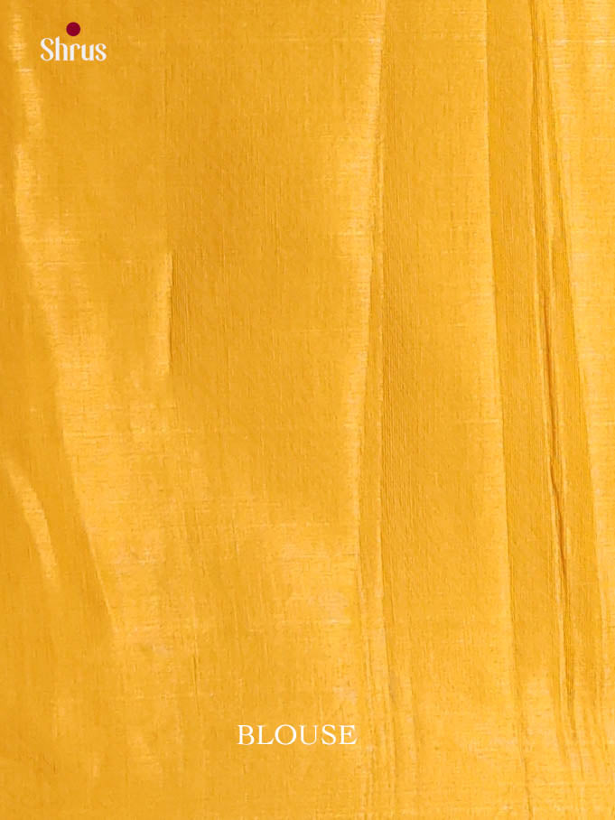 Yellow(Single Tone) - Maheshwari silkcotton Saree