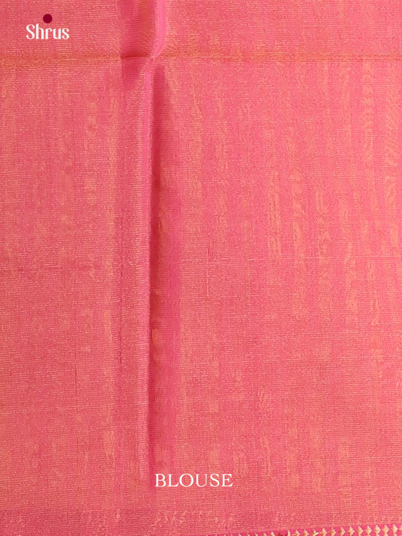 Enchanting Yellow Maheshwari Cotton Silk Saree With Thin Orangish Pink Zari Border