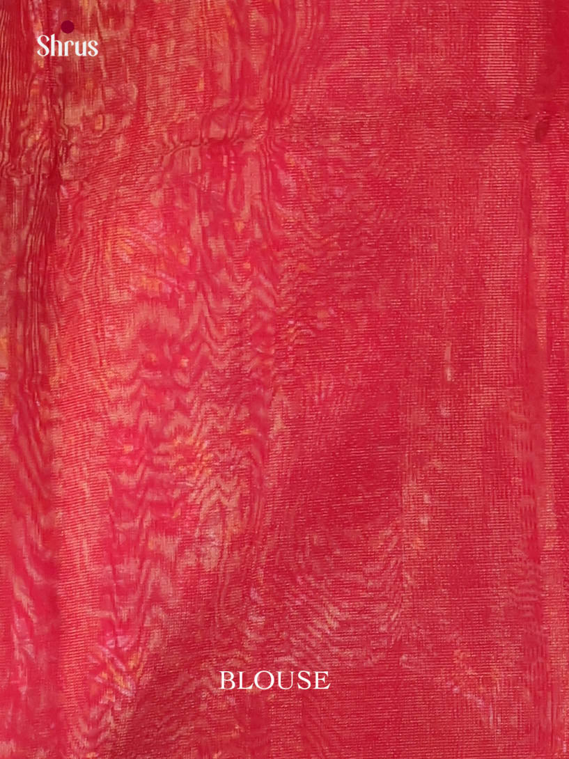 Red(Single Tone)- Maheshwari silkcotton Saree