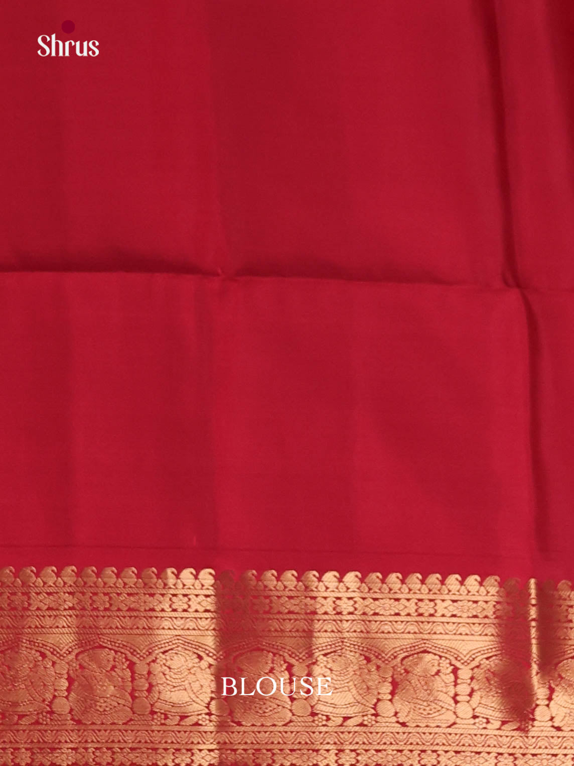 Magnificient Red Soft Silk SAree With Floral Nestling Brocade & Zari Border