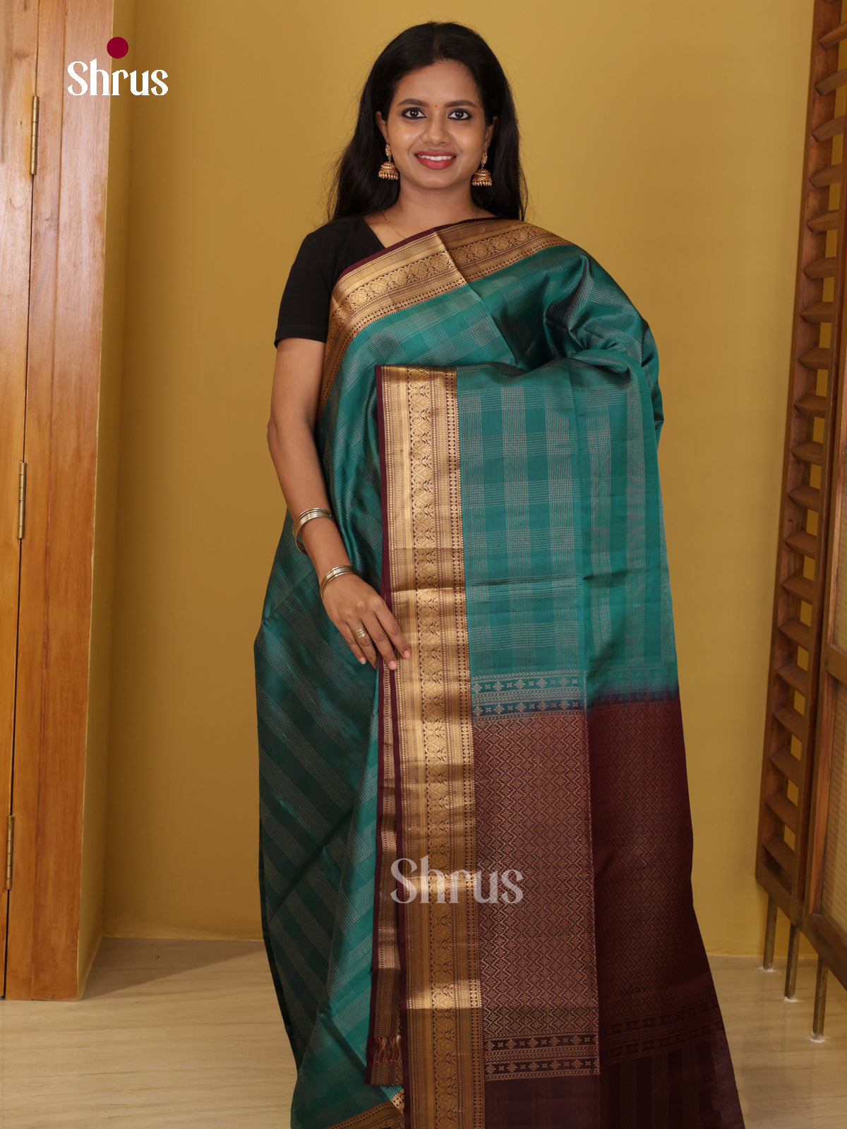 DIS16698 - Soft Silk (HR) Saree - Shop on Shrus.com